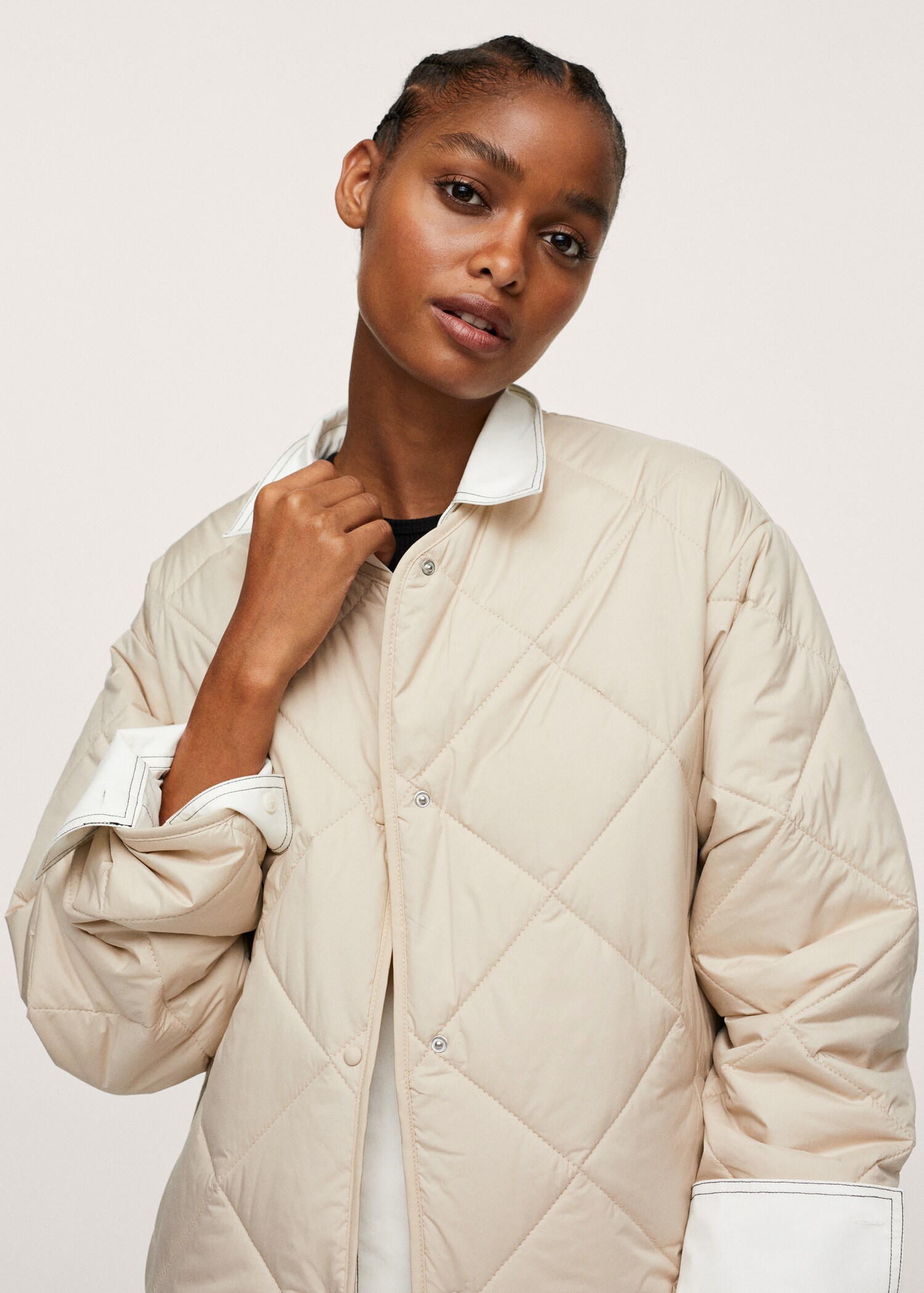 Ultralight quilted anorak - Details of the article 3
