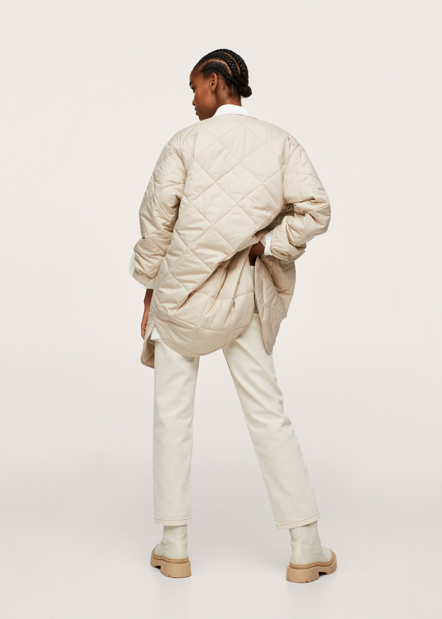 Ultralight quilted anorak - Reverse of the article