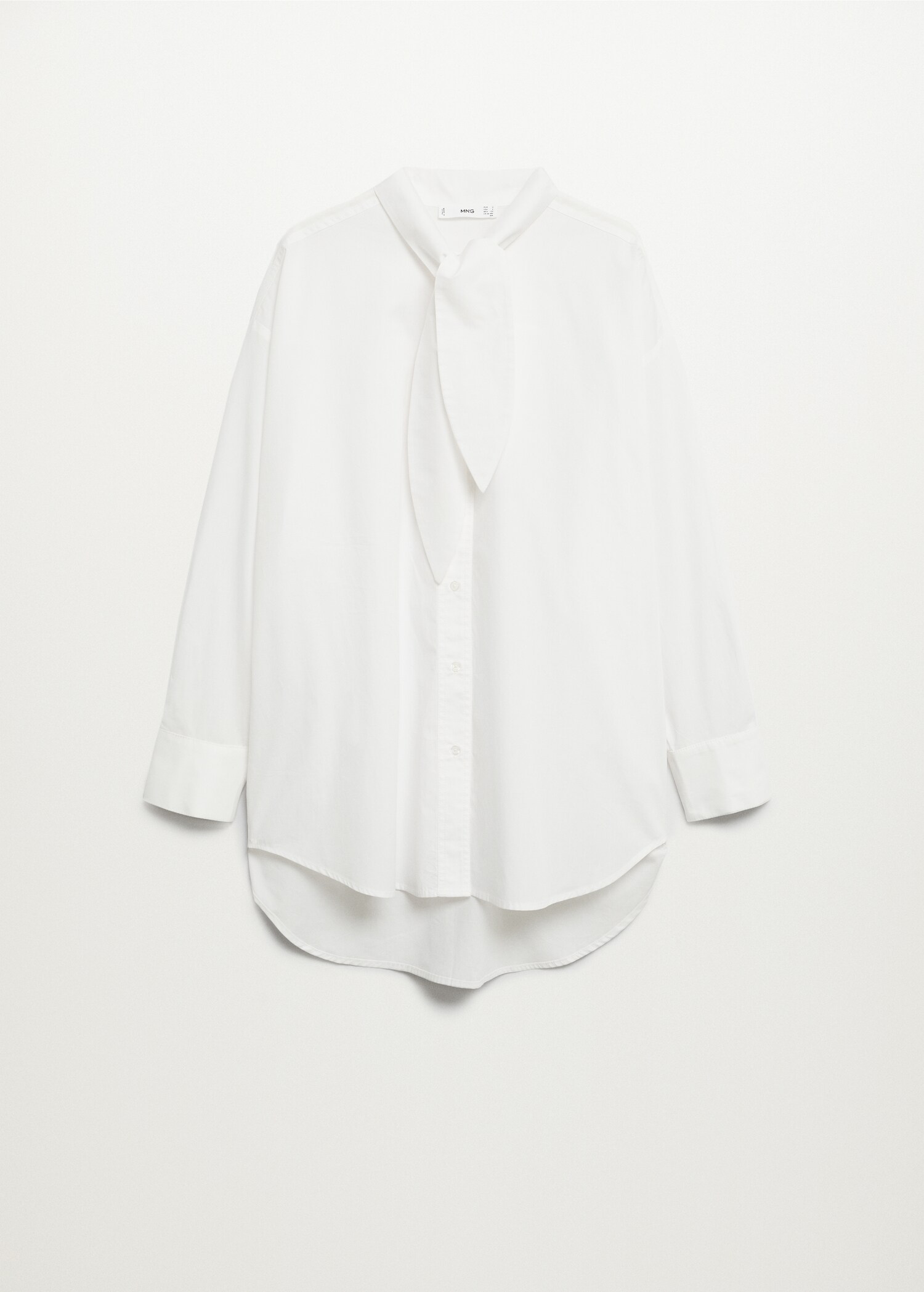 Bow neck shirt - Article without model