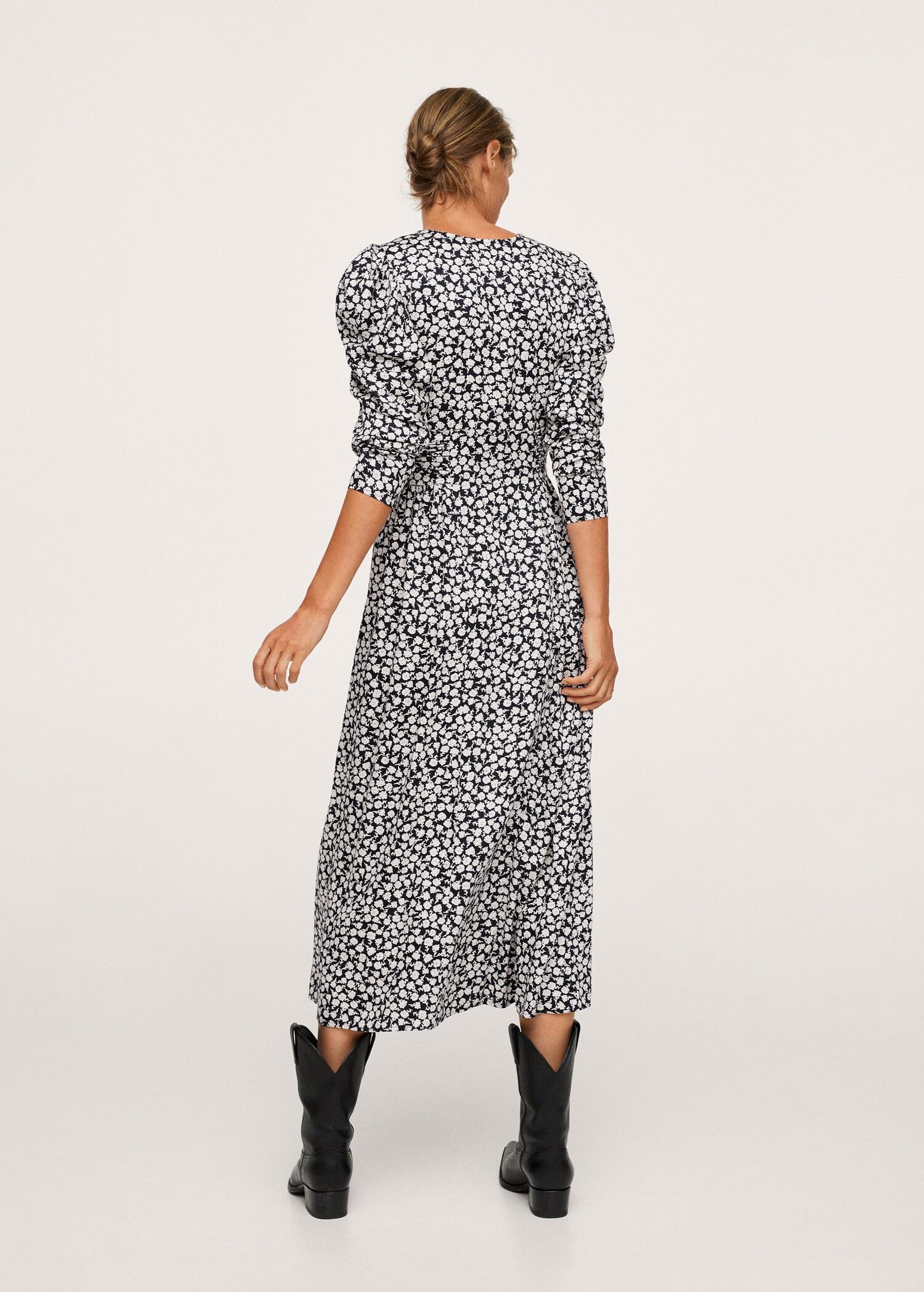 Vestido estampado floral - Reverso del artículo
