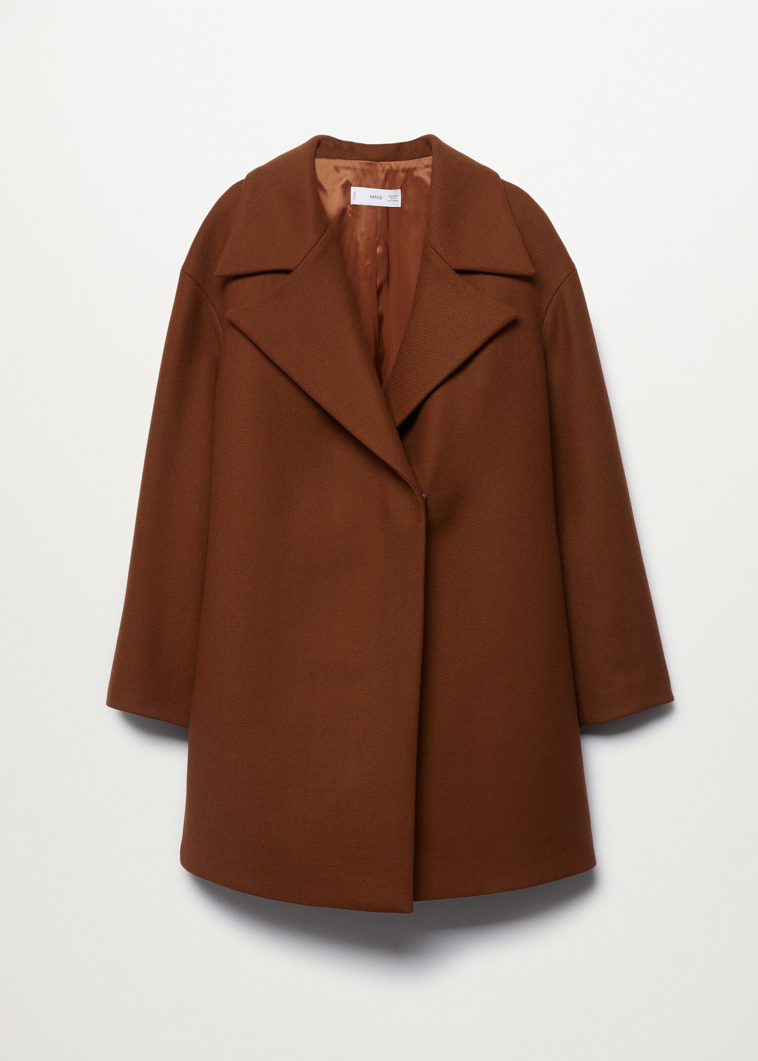 Lapels wool coat - Article without model