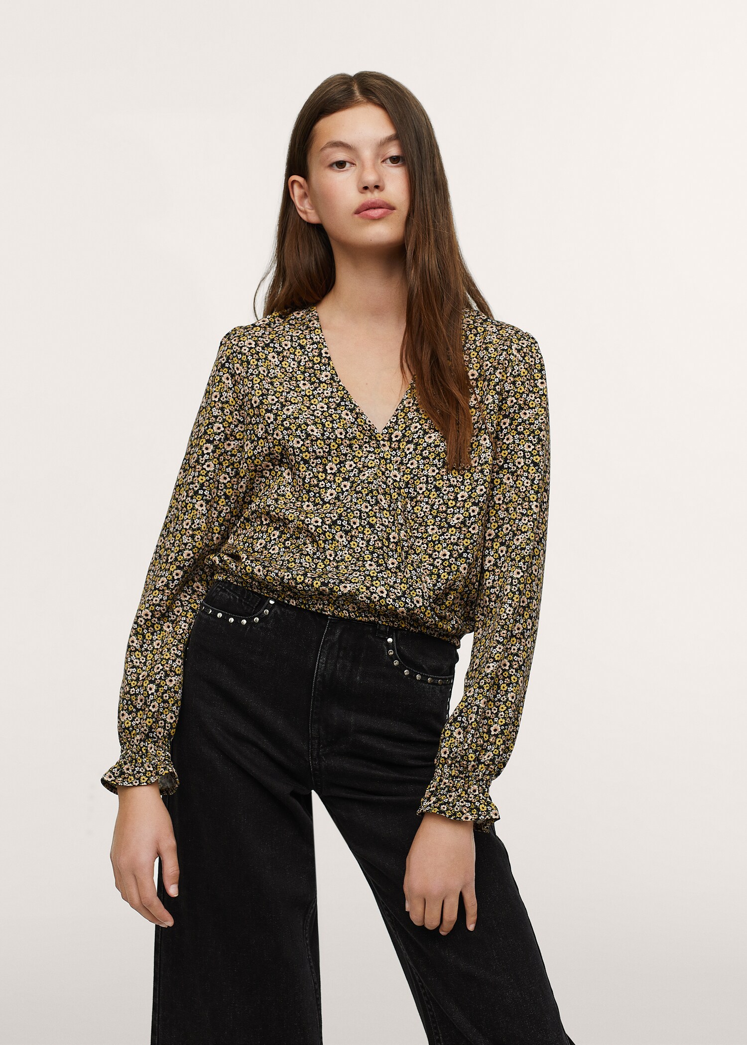 Floral print blouse - Details of the article 1