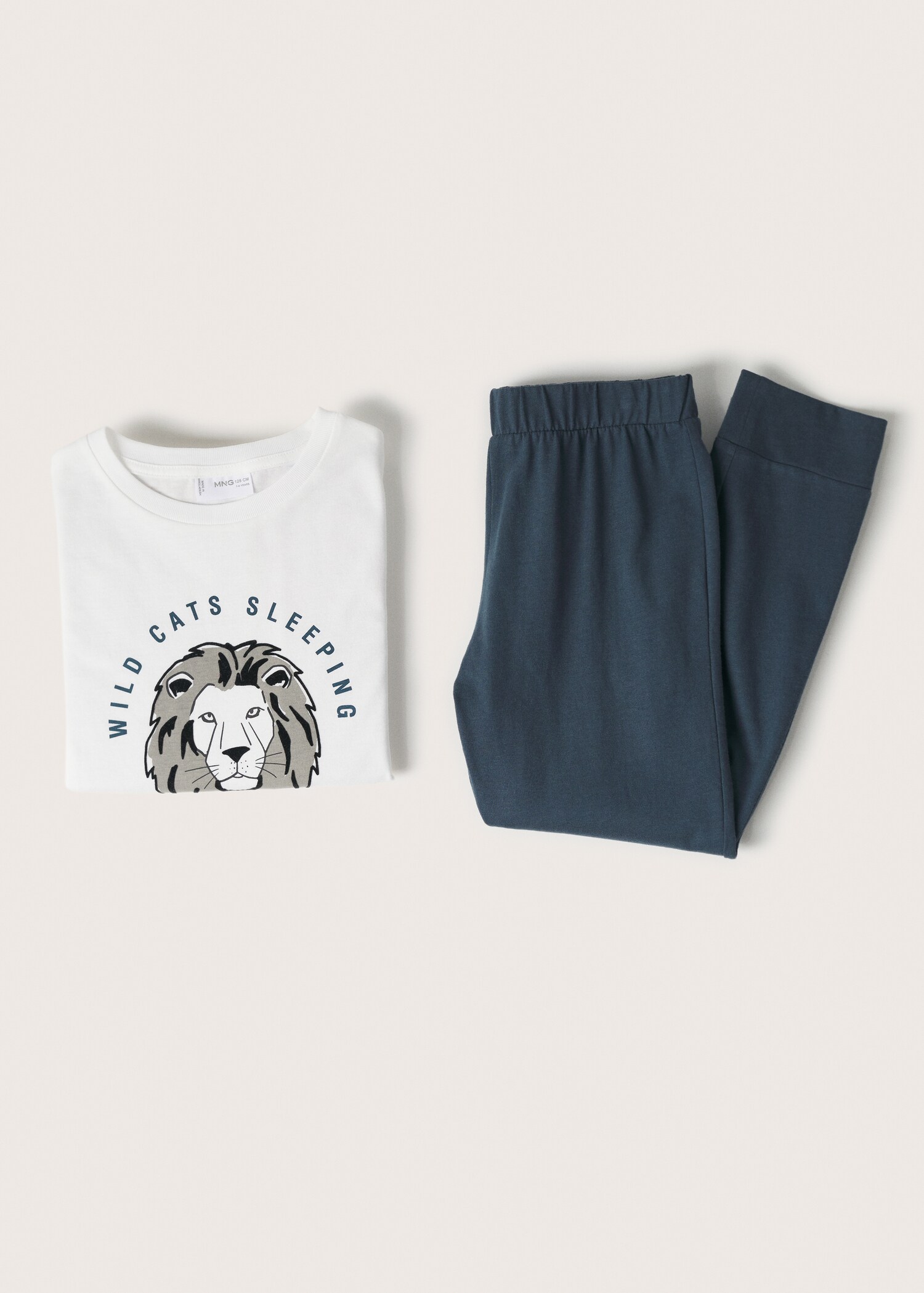 Pijama largo algodón estampado  - Artículo sin modelo