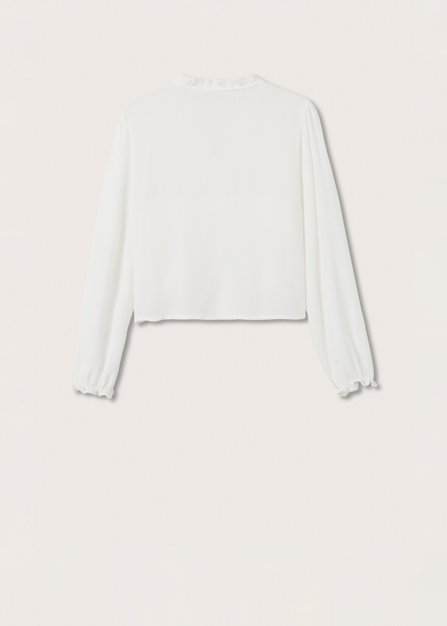 Blusa fluida volante - Reverso del artículo