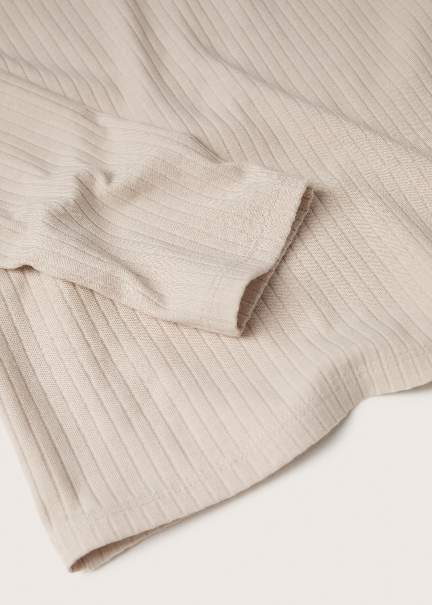 Camiseta manga larga cuello alto - Detalle del artículo 8
