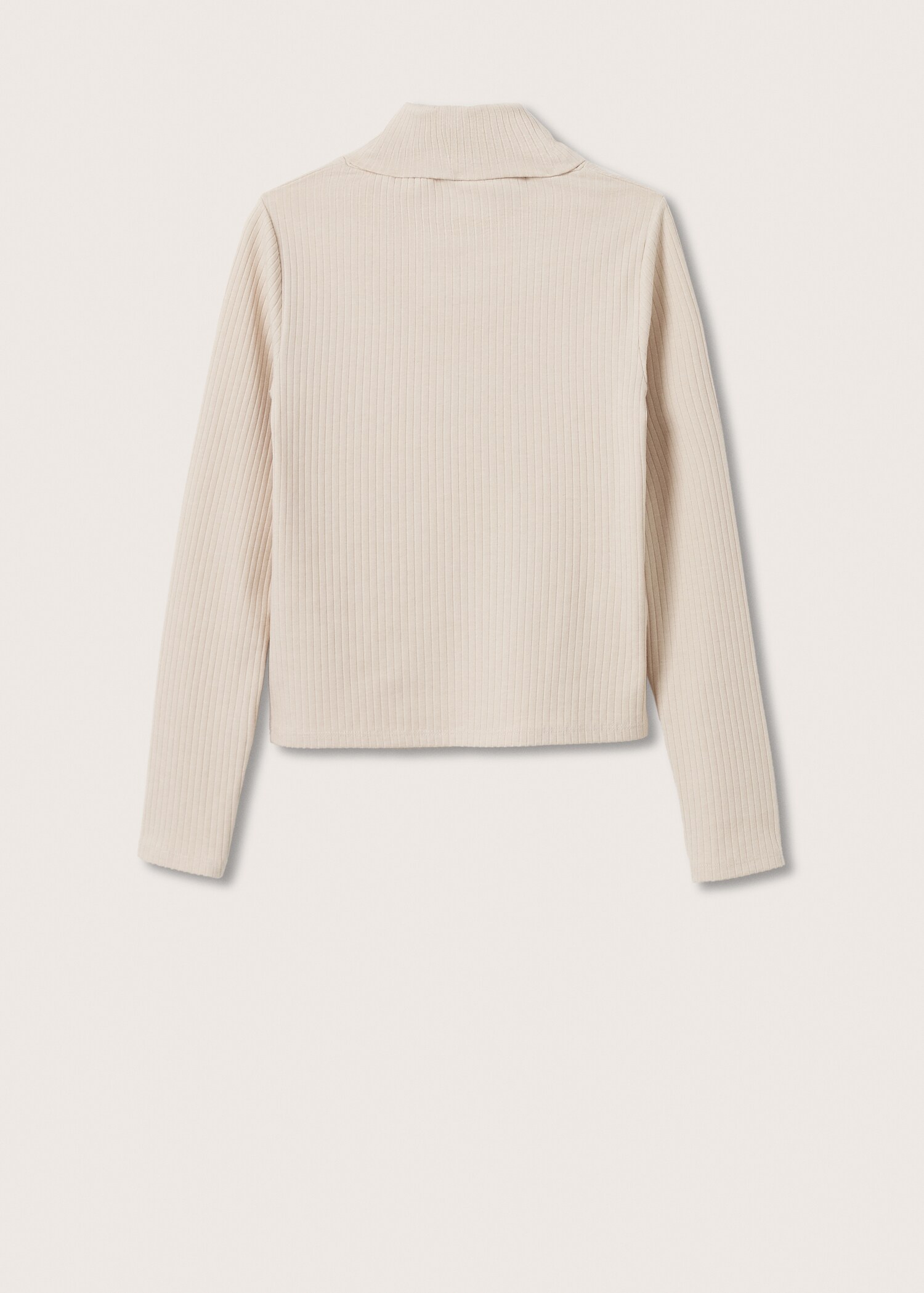 Camiseta manga larga cuello alto - Reverso del artículo