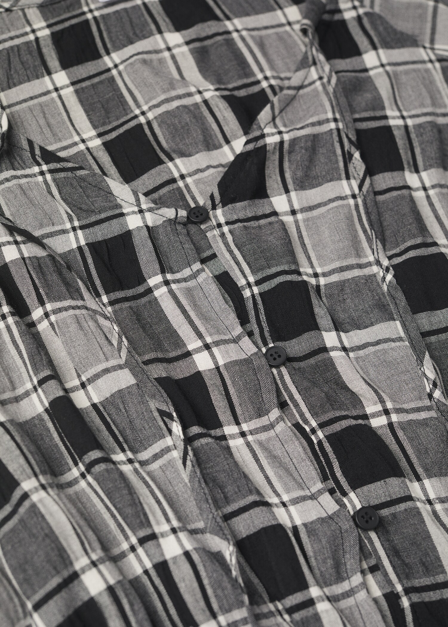 Blusa estampado cuadros - Detalle del artículo 8
