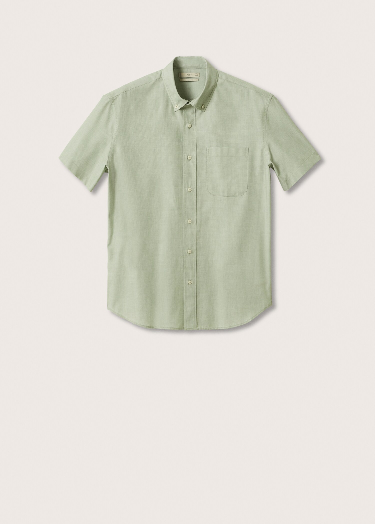 Short sleeved cotton shirt - Article without model