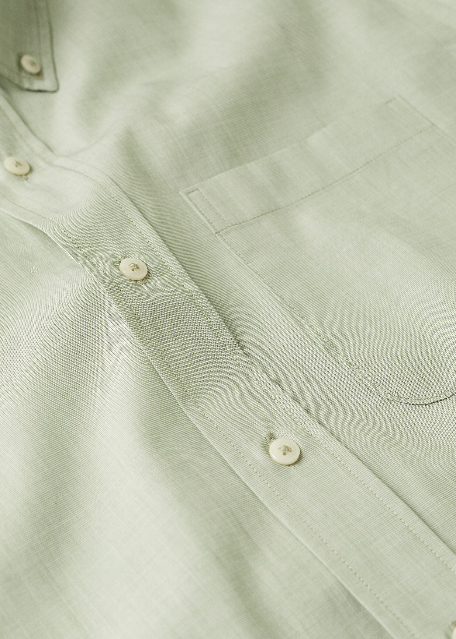 Short sleeved cotton shirt - Details of the article 7