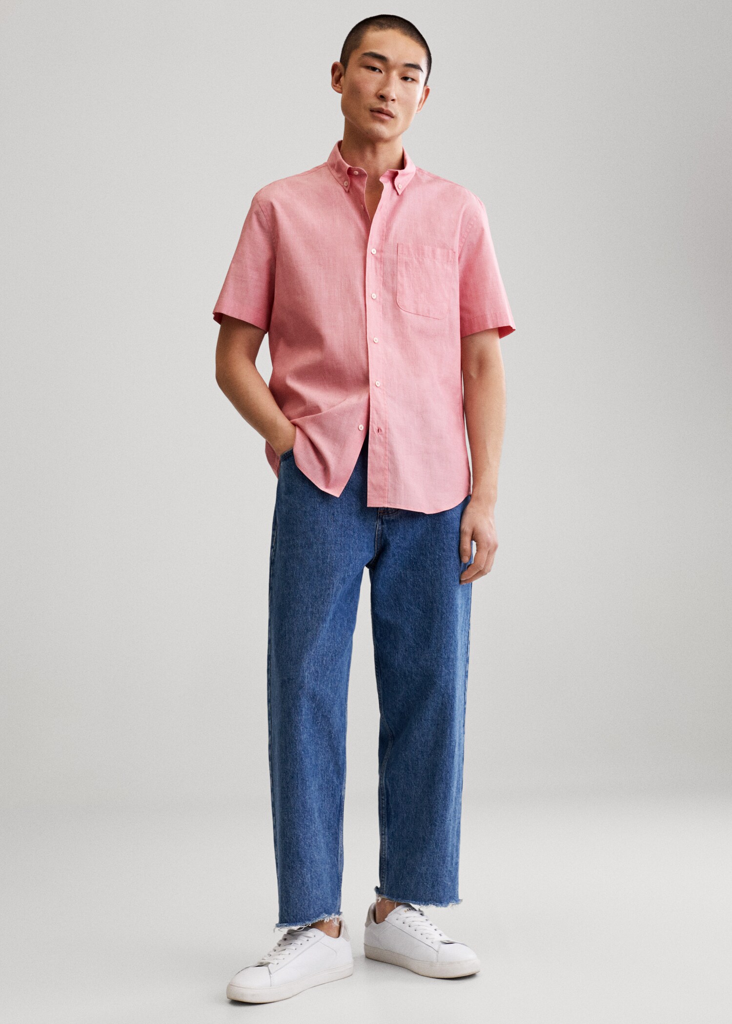 Chemise coton manches courtes - Détail de l'article 5