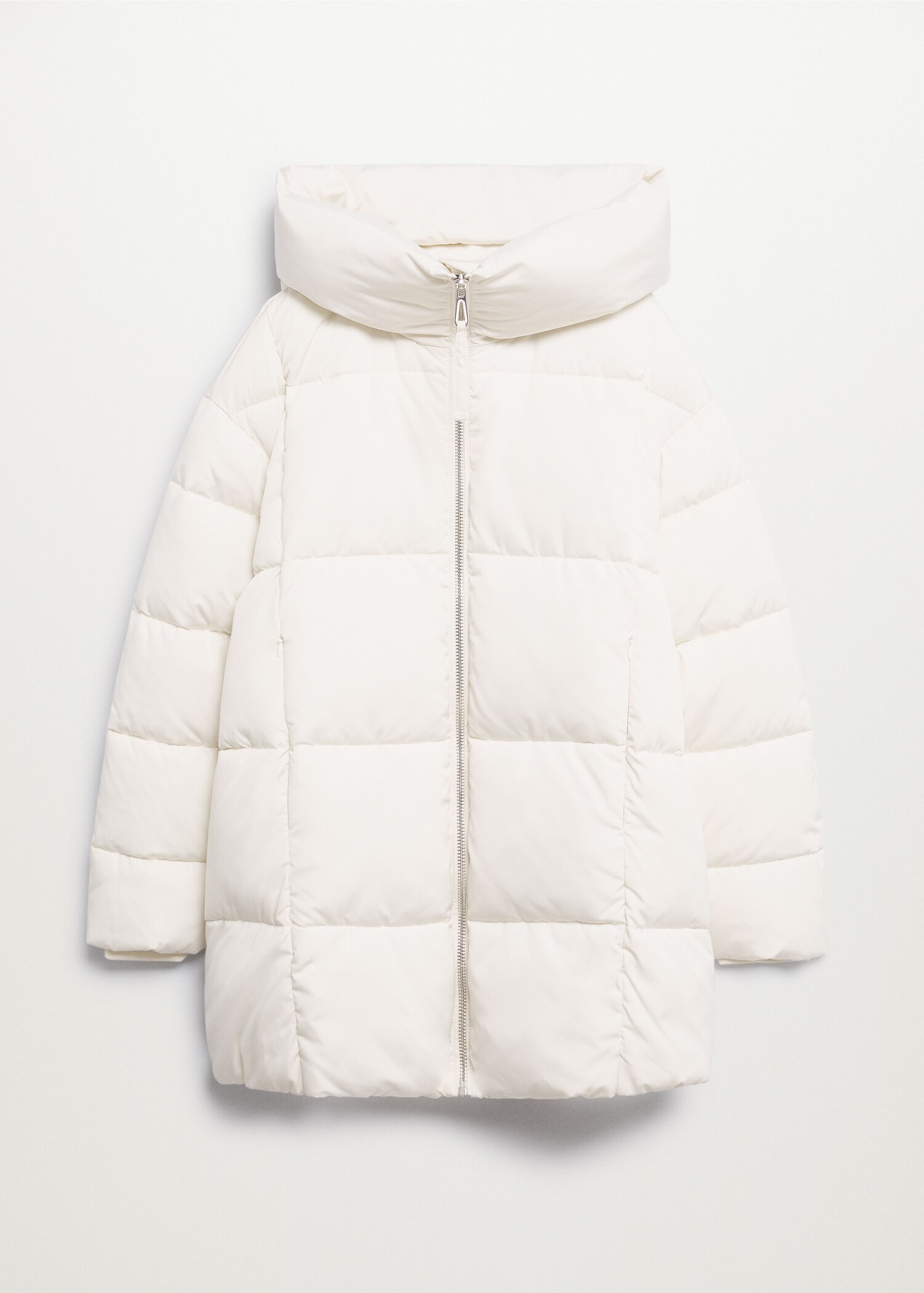 Hood quilted coat - Article without model