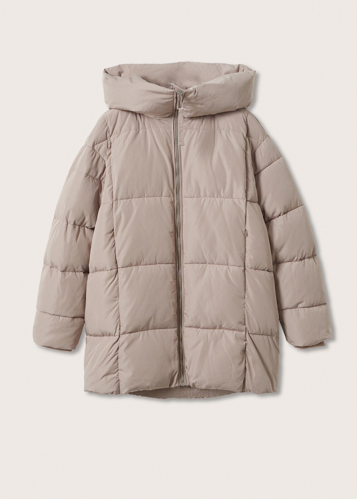 Hood quilted coat - Article without model