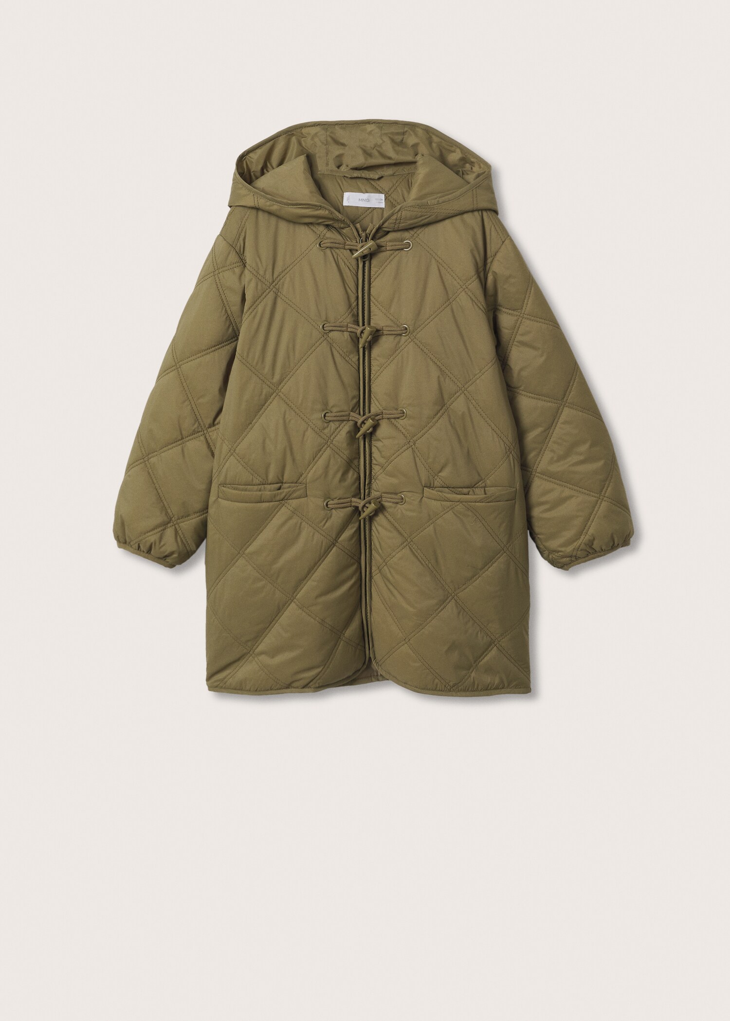 Quilted hooded parka - Article without model