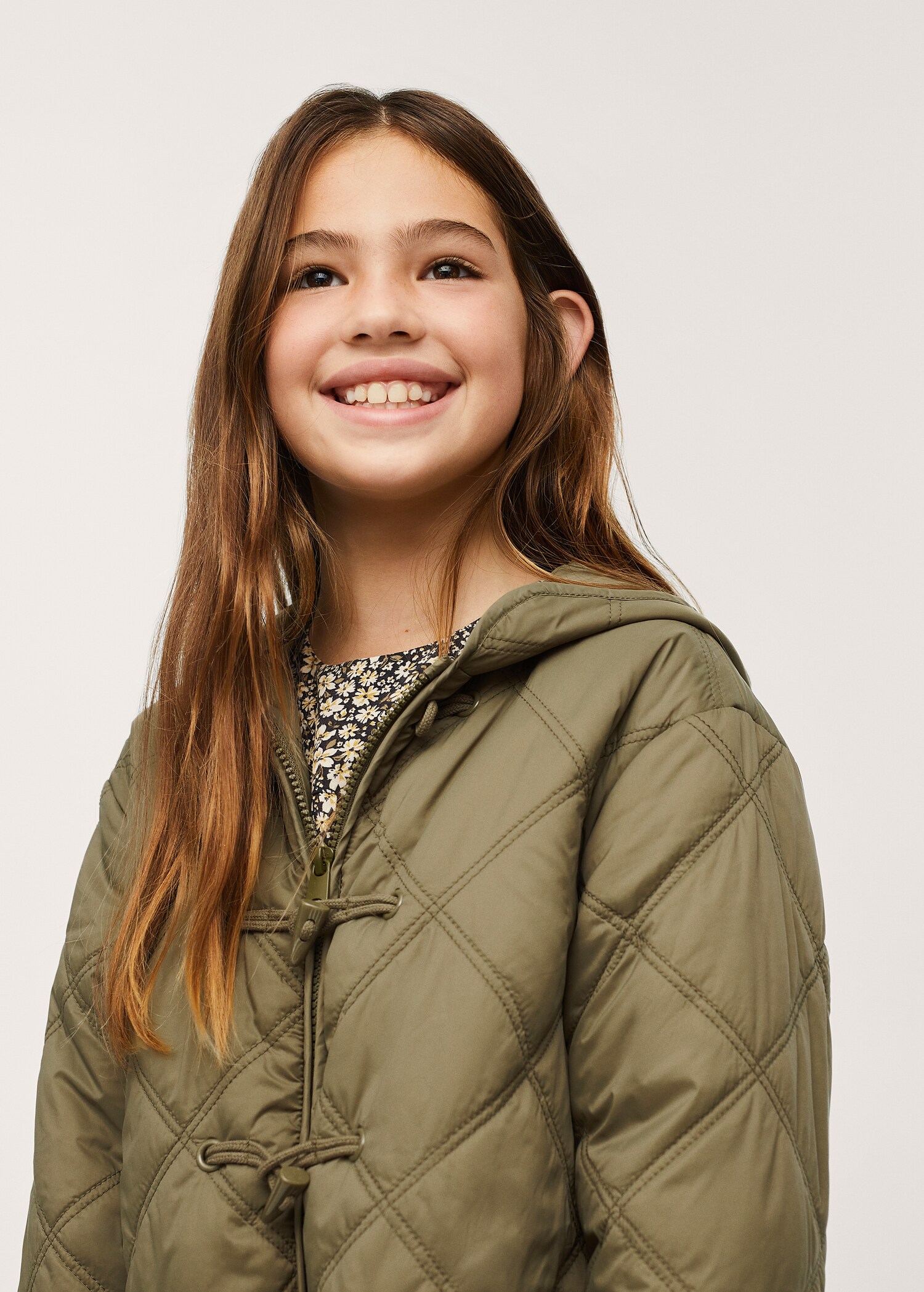 Quilted hooded parka - Details of the article 1