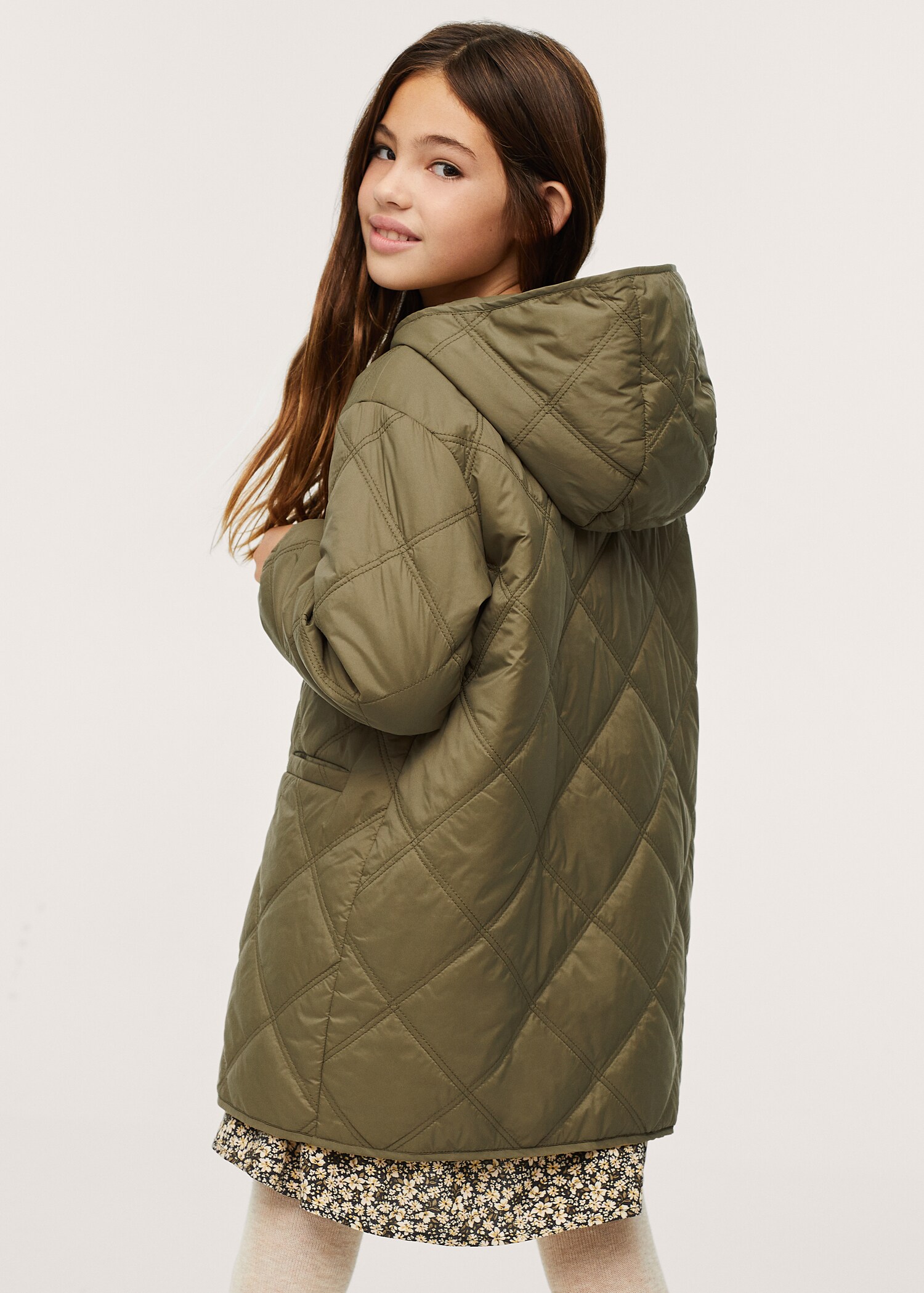 Quilted hooded parka - Details of the article 3