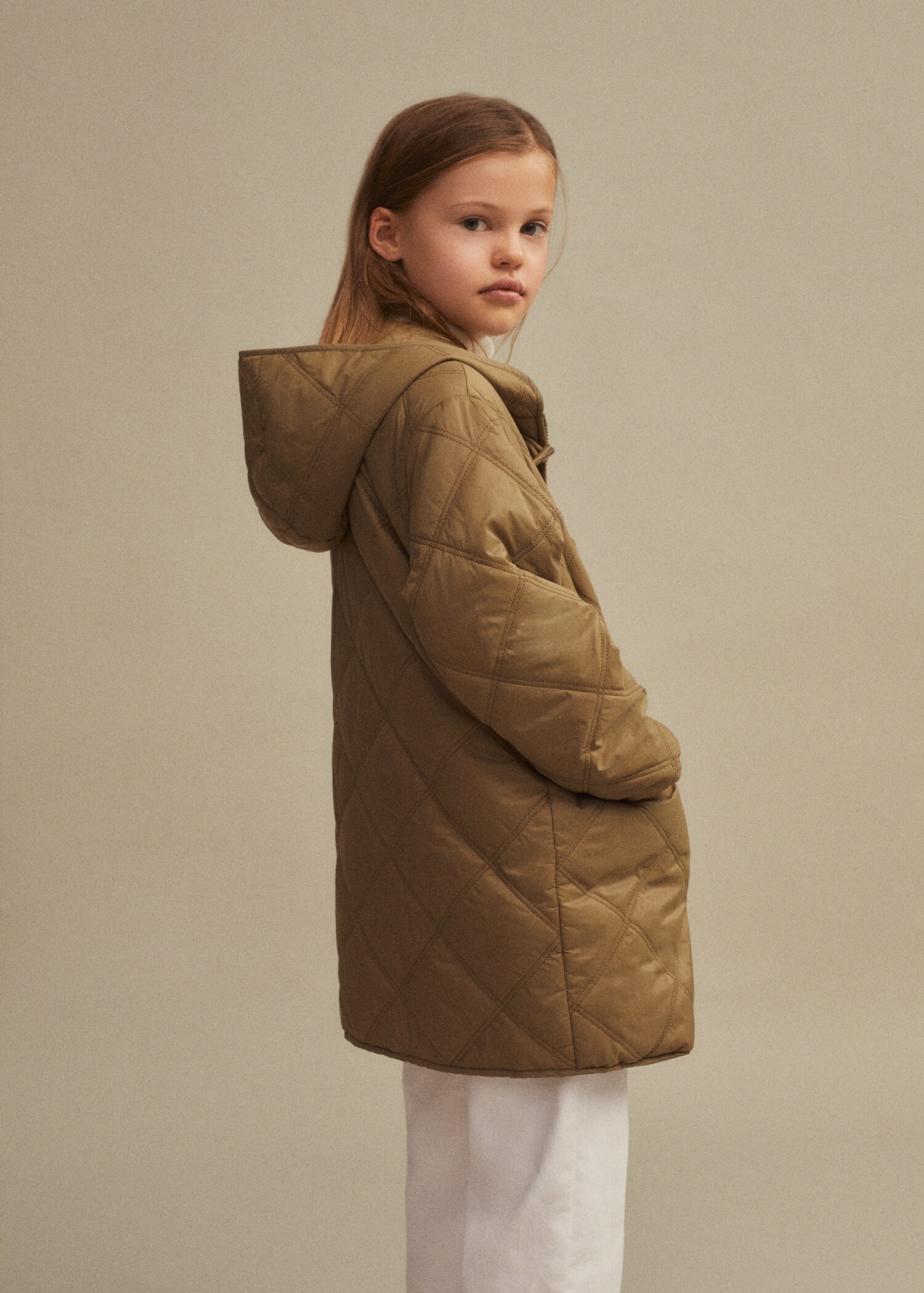 Quilted hooded parka - Details of the article 6