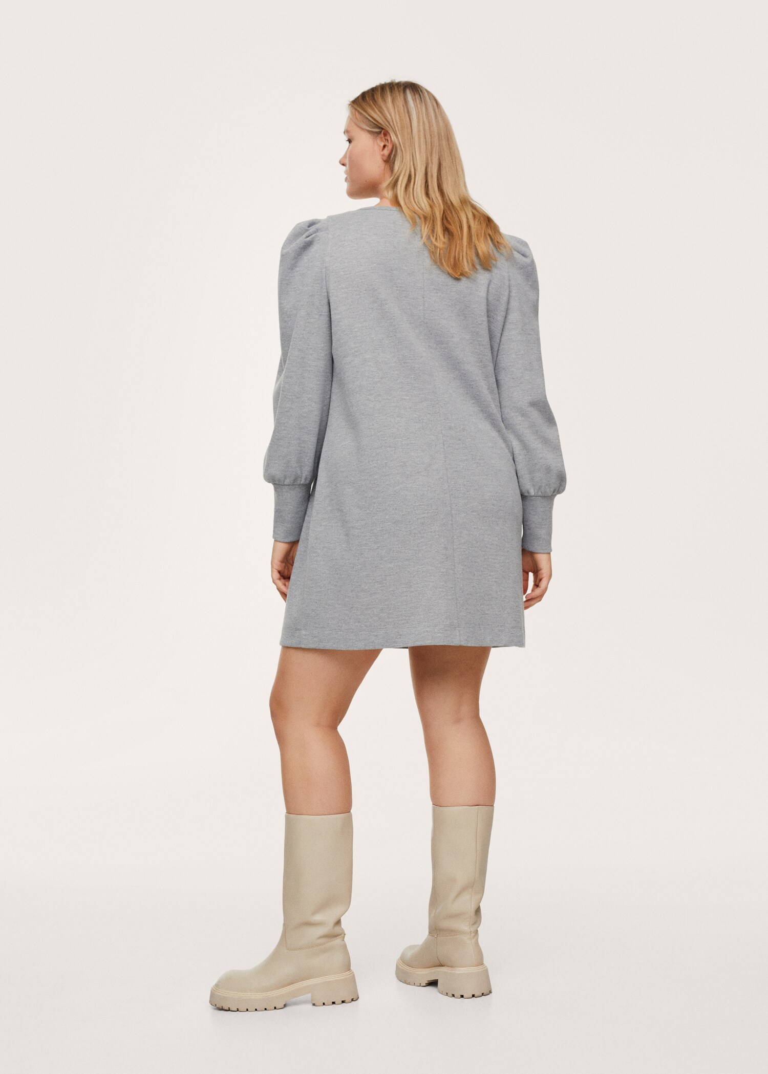Knit cotton-blend dress - Reverse of the article