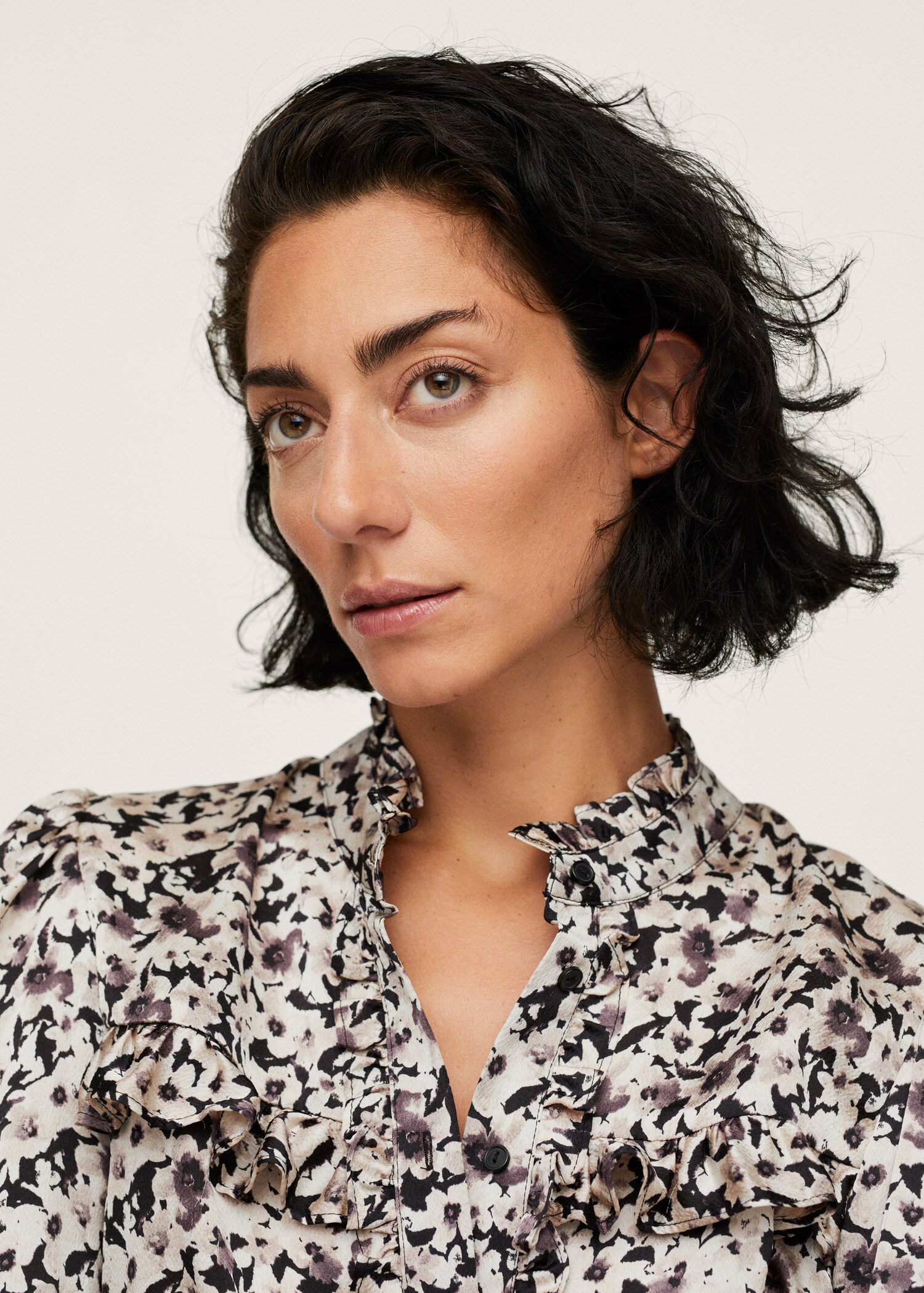 Blusa estampada volantes - Detalle del artículo 2
