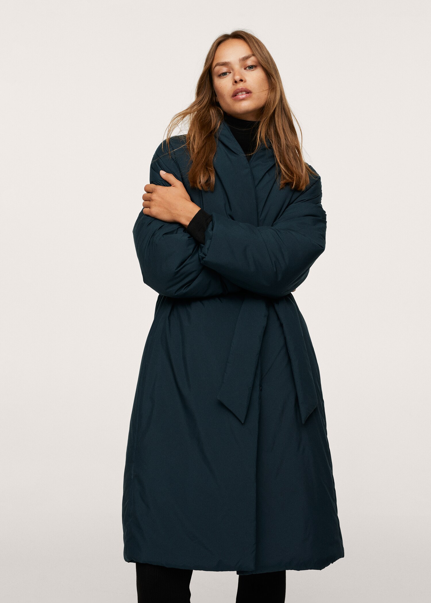 Anorak acolchado oversize - Plano medio