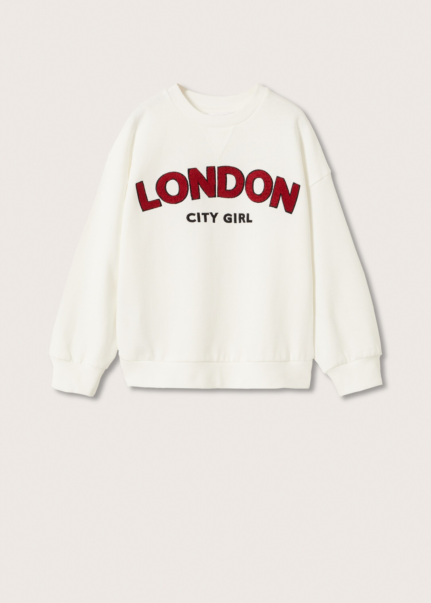 Sudadera mensaje textura - Artículo sin modelo