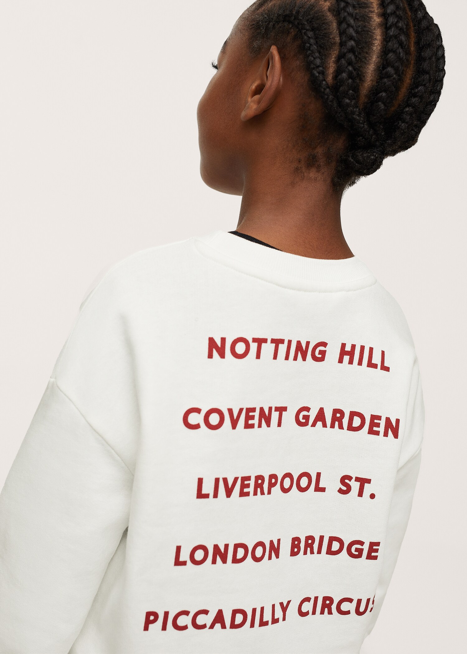 Sudadera mensaje textura - Detalle del artículo 1