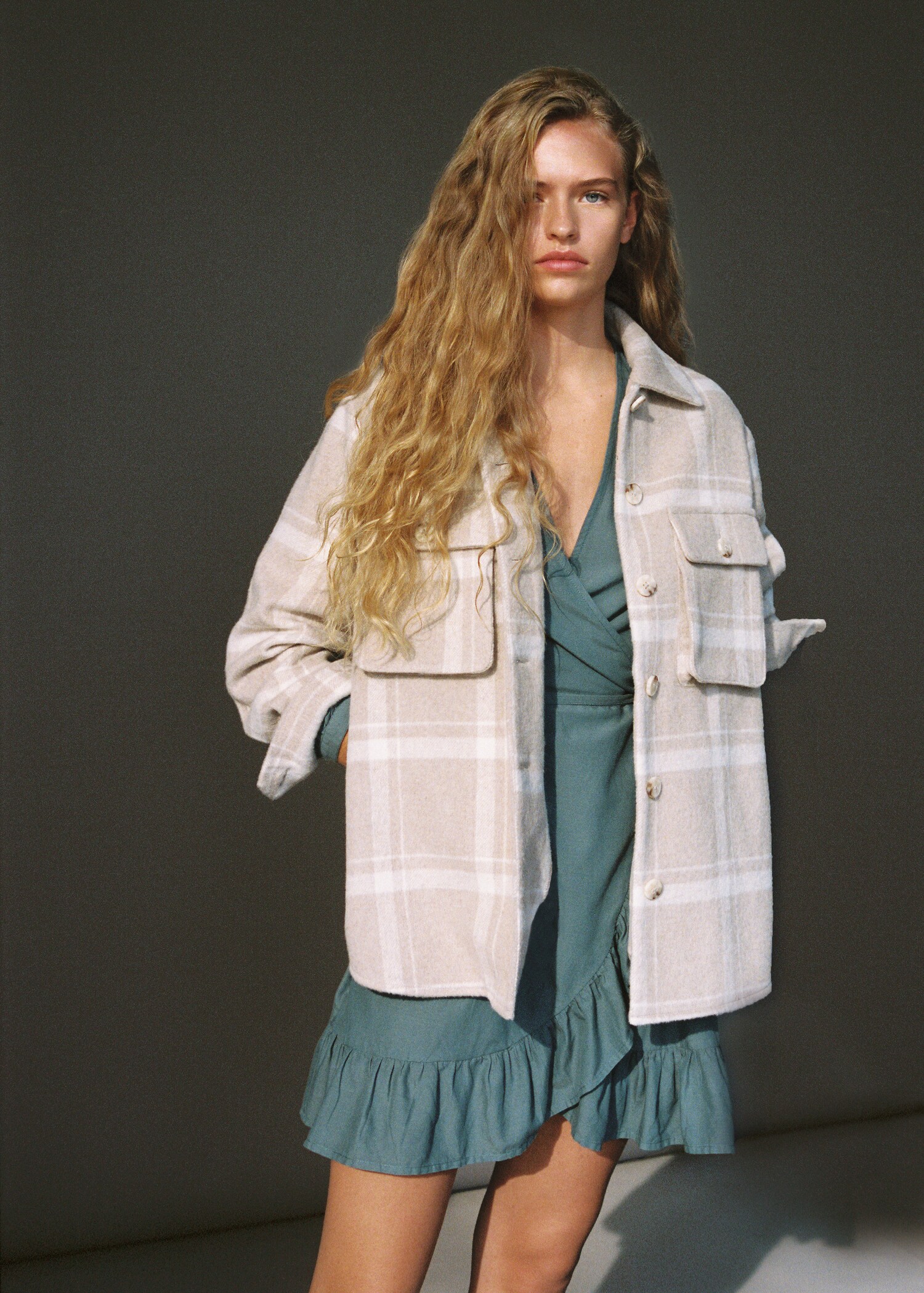 Ruffle wrap dress - Details of the article 5
