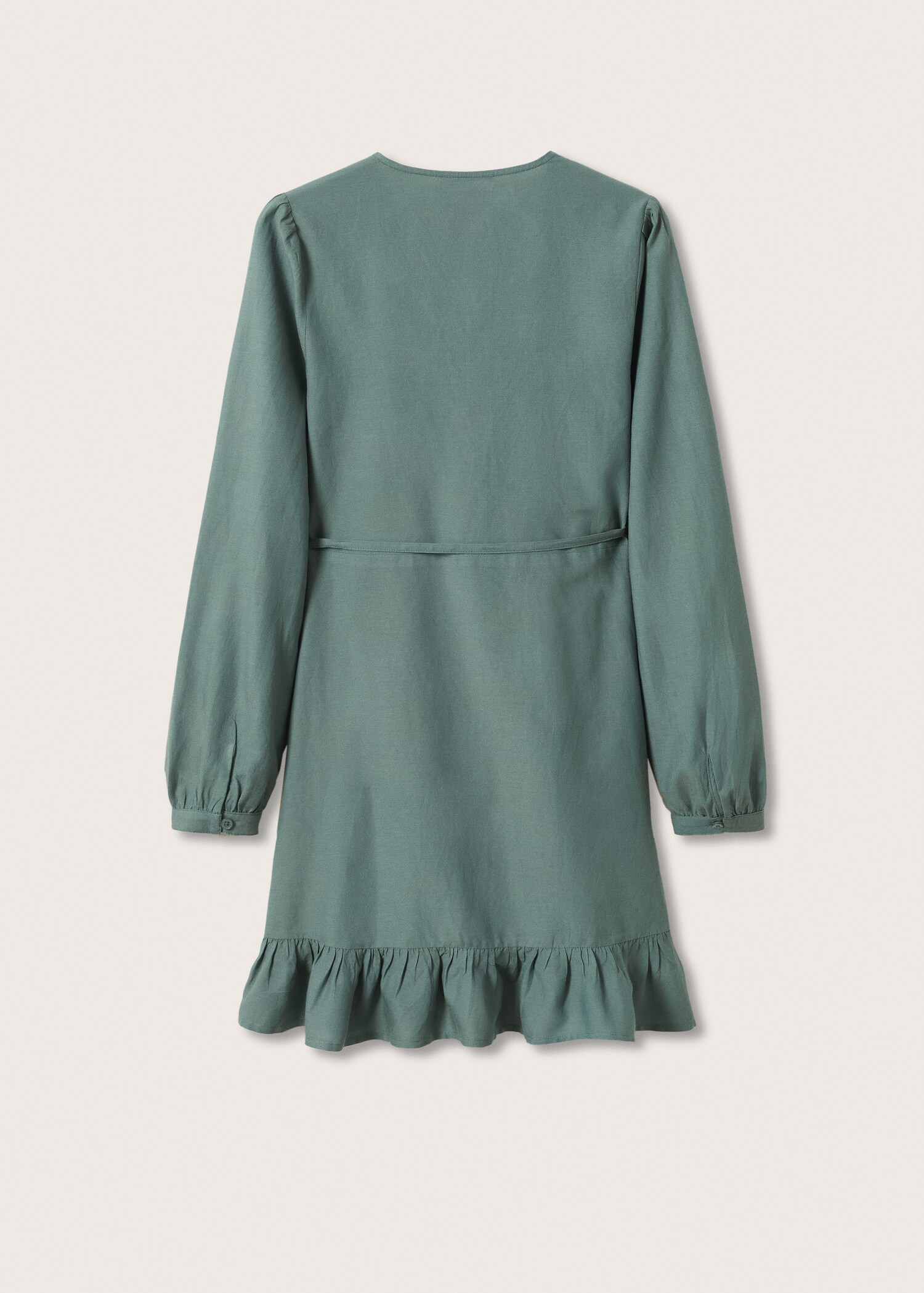 Ruffle wrap dress - Reverse of the article