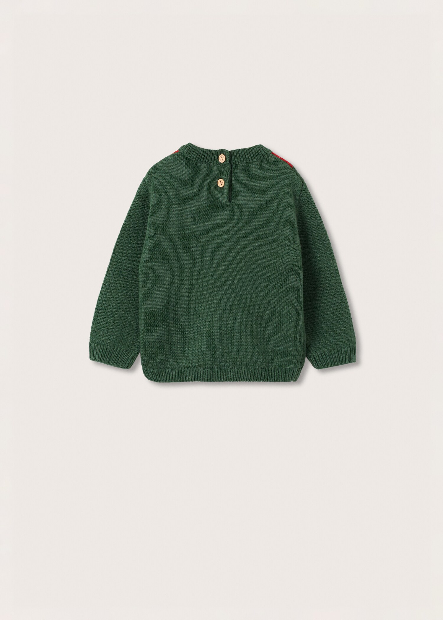 Jersey jacquard navideño - Reverso del artículo