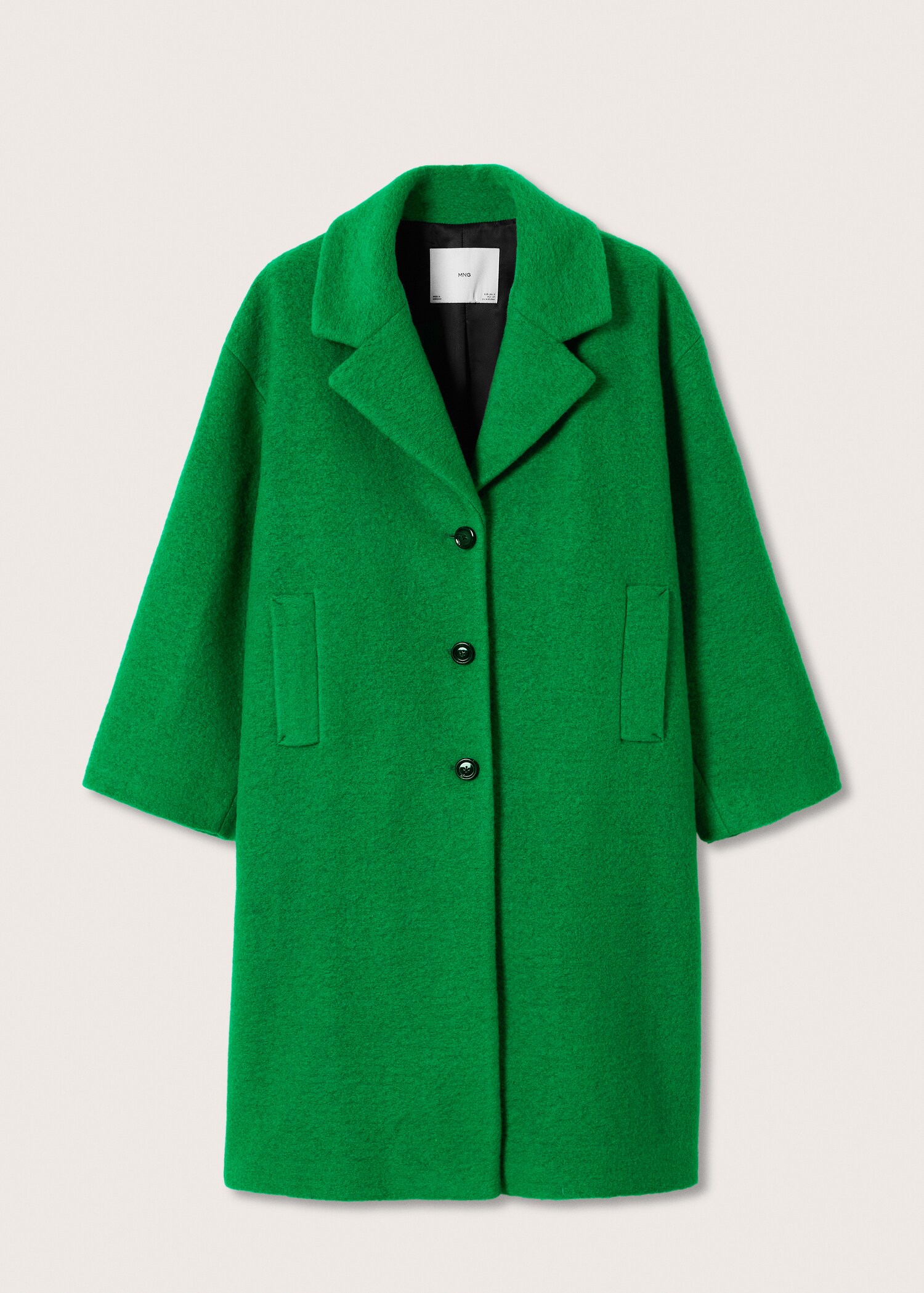 Abrigo lana oversize - Artículo sin modelo