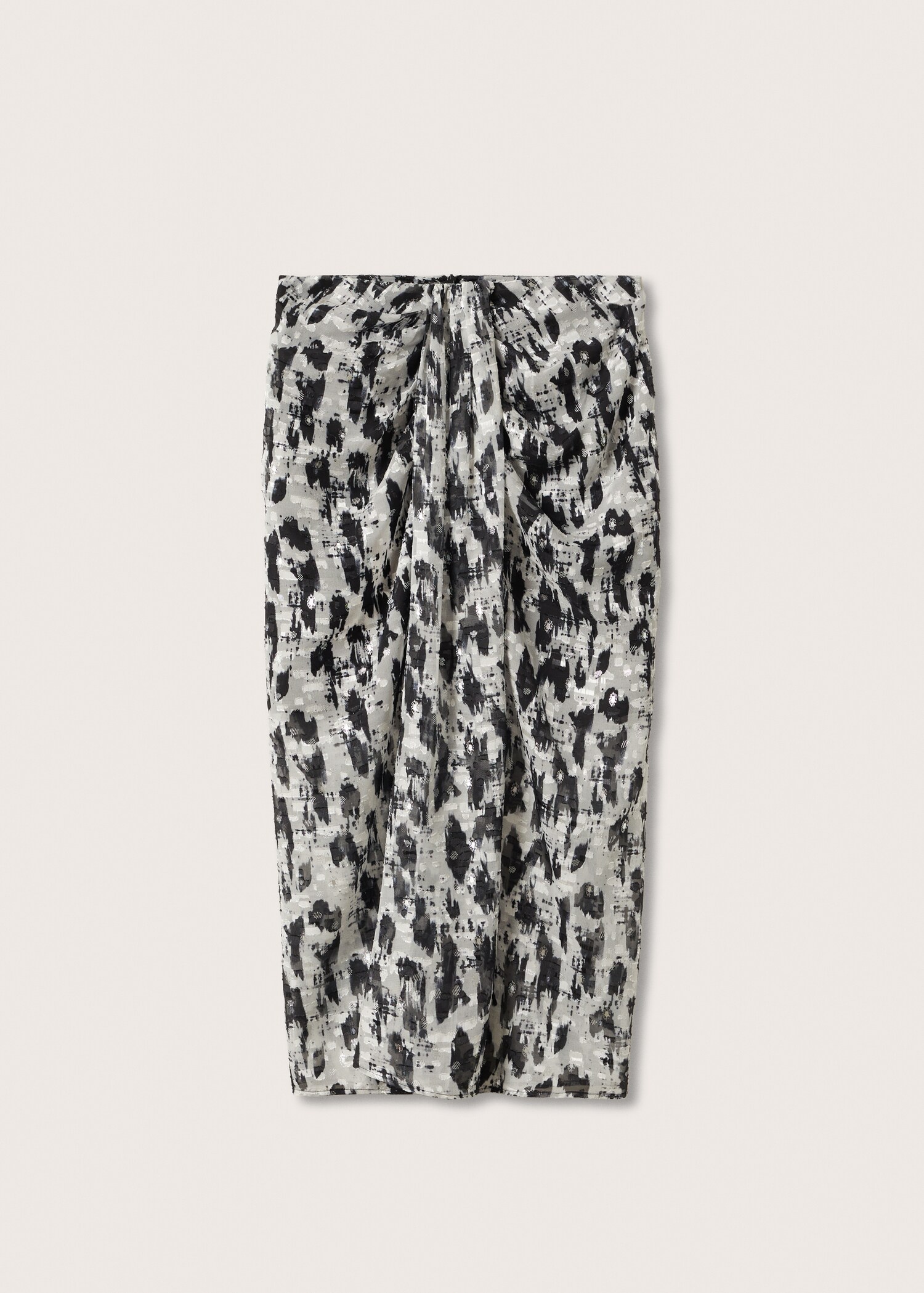 Falda midi estampada - Artículo sin modelo