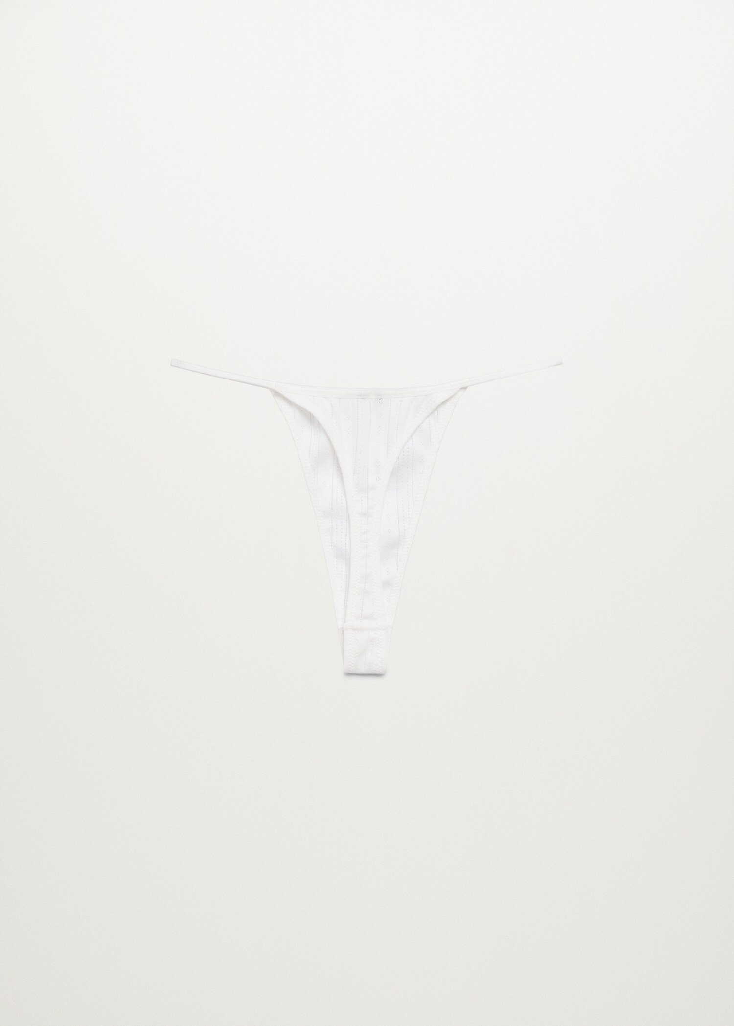 Openwork cotton thong - Details of the article 9