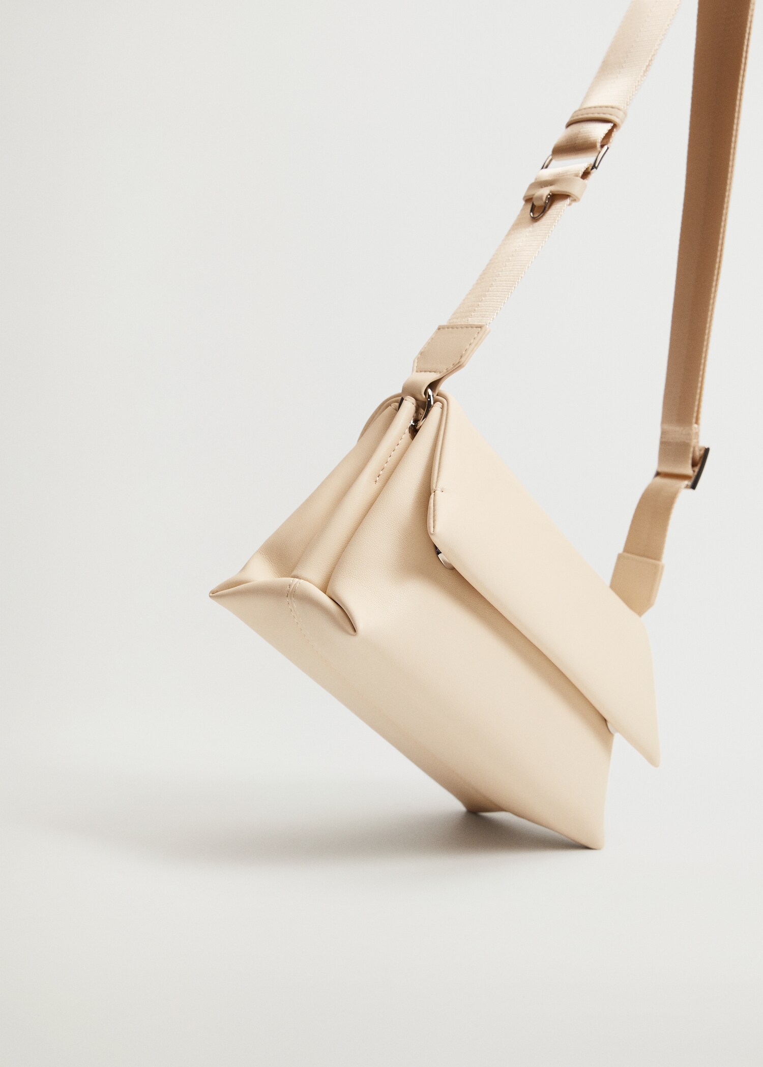 Flap cross-body bag - Medium plane