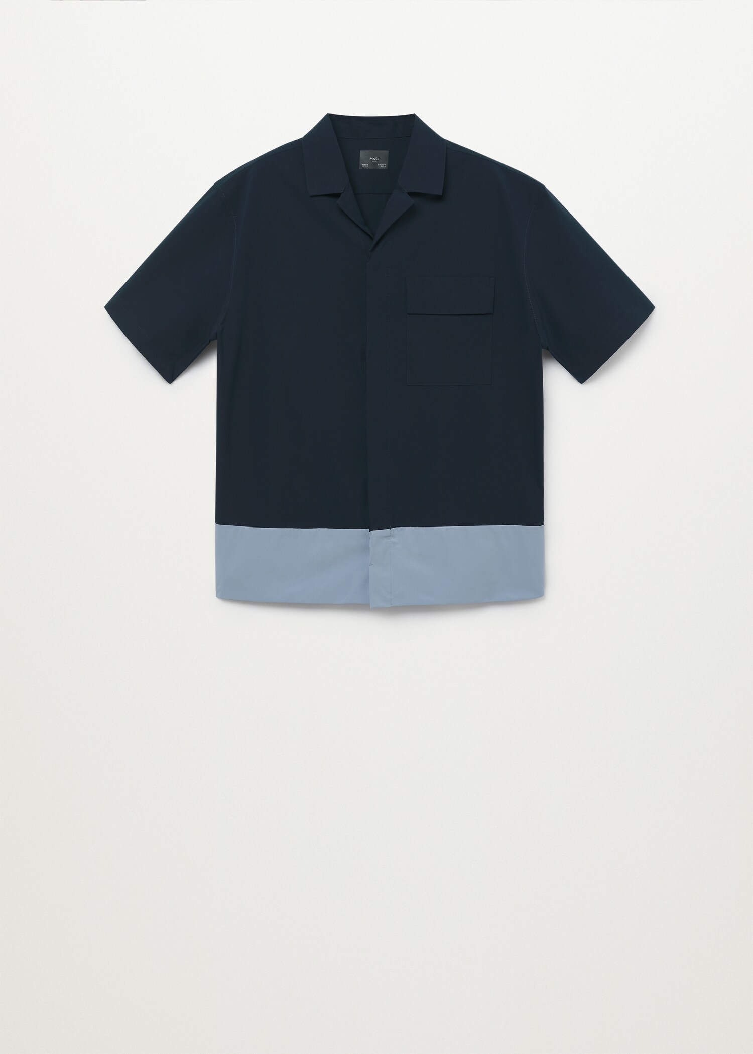 Camisa transpirable color block - Artículo sin modelo