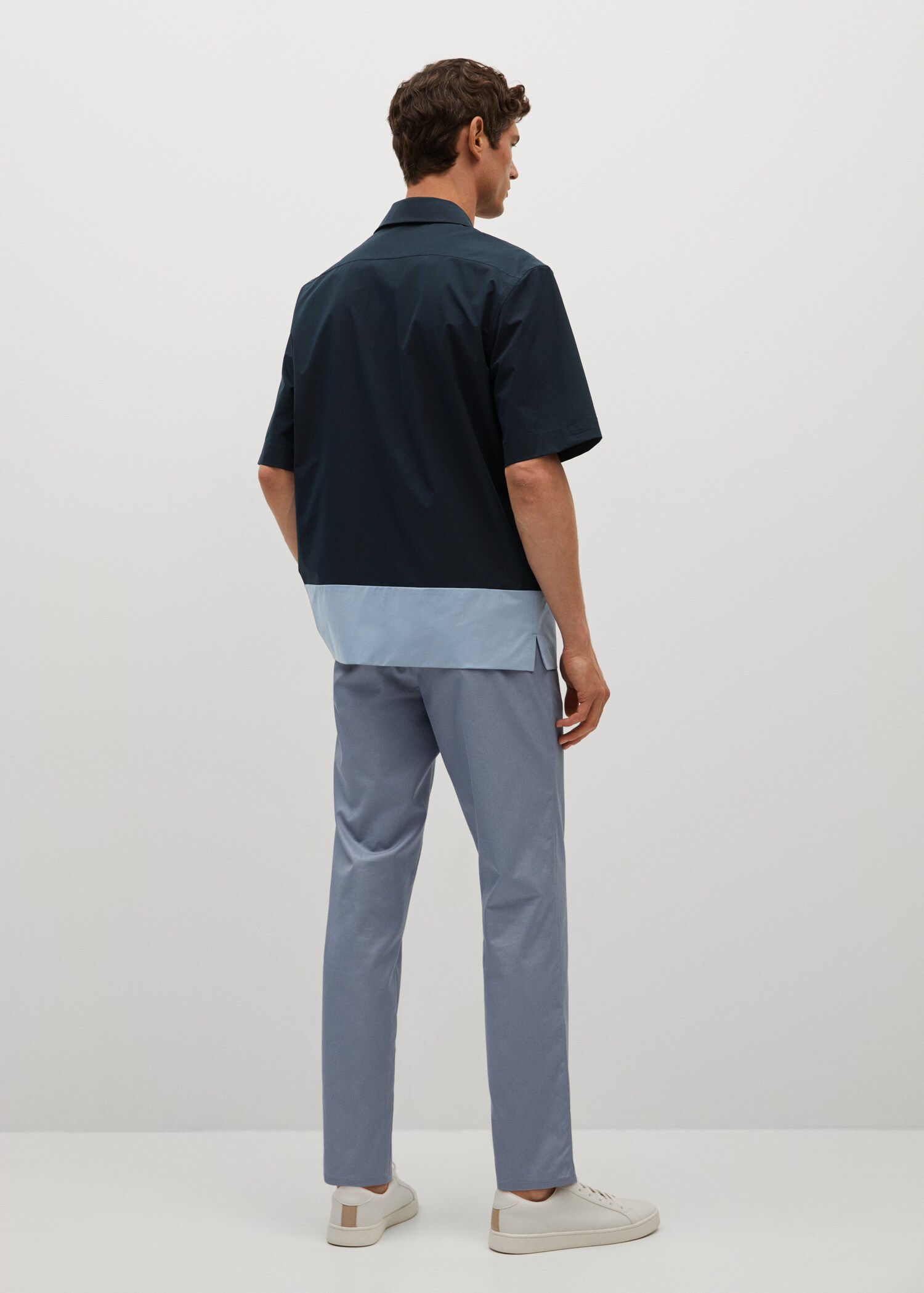 Camisa transpirable color block - Reverso del artículo