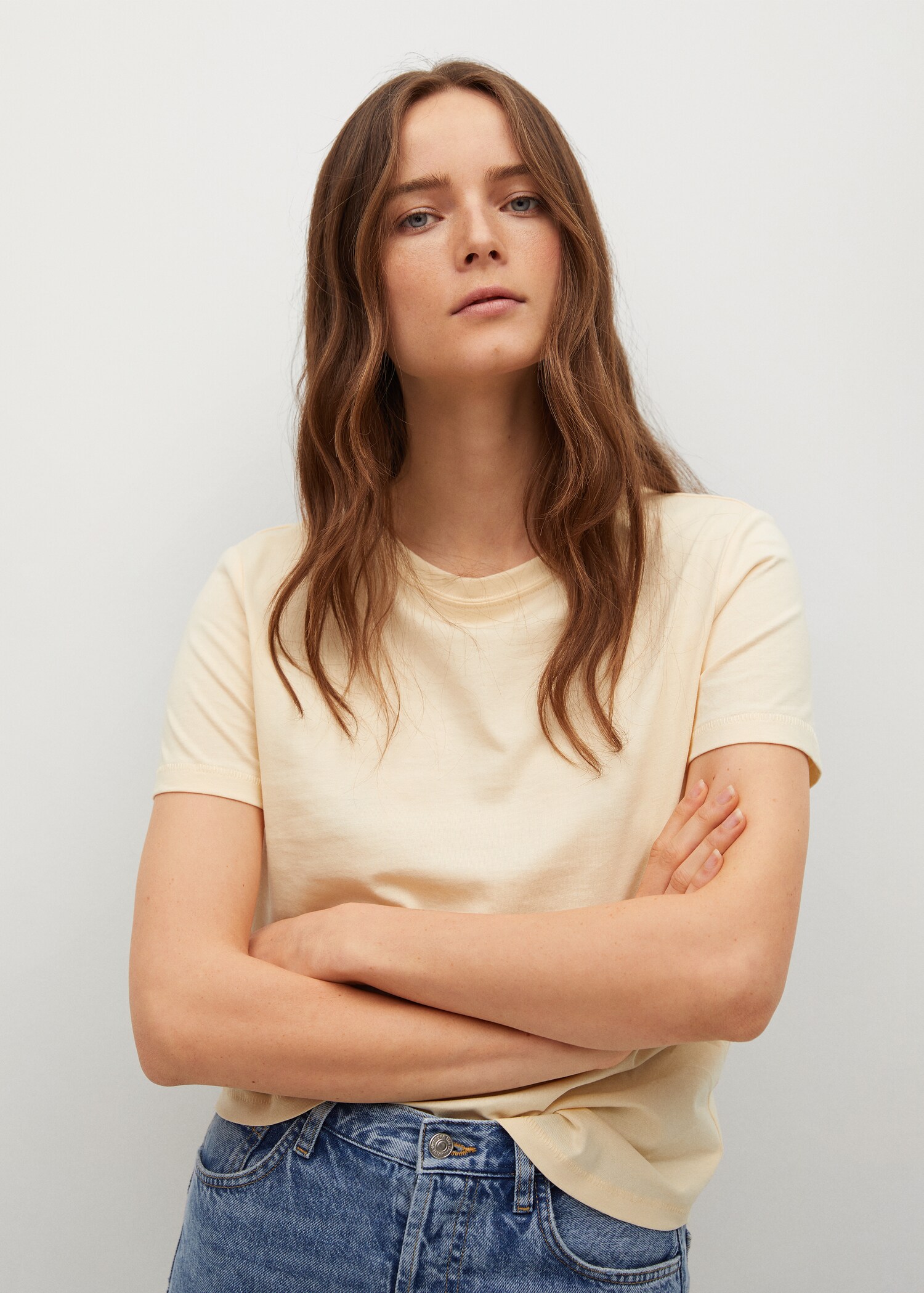 100% cotton T-shirt - Medium plane