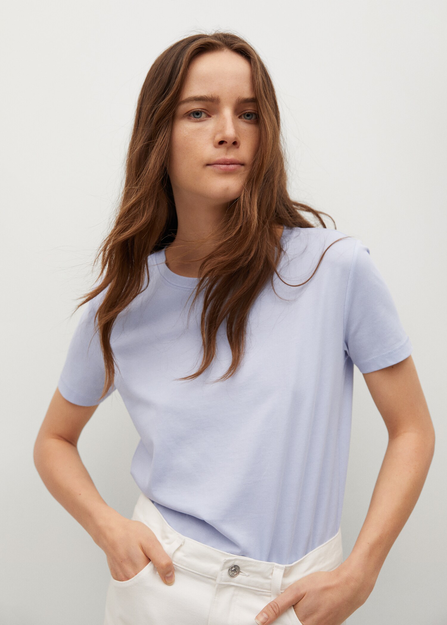 100% cotton T-shirt - Medium plane