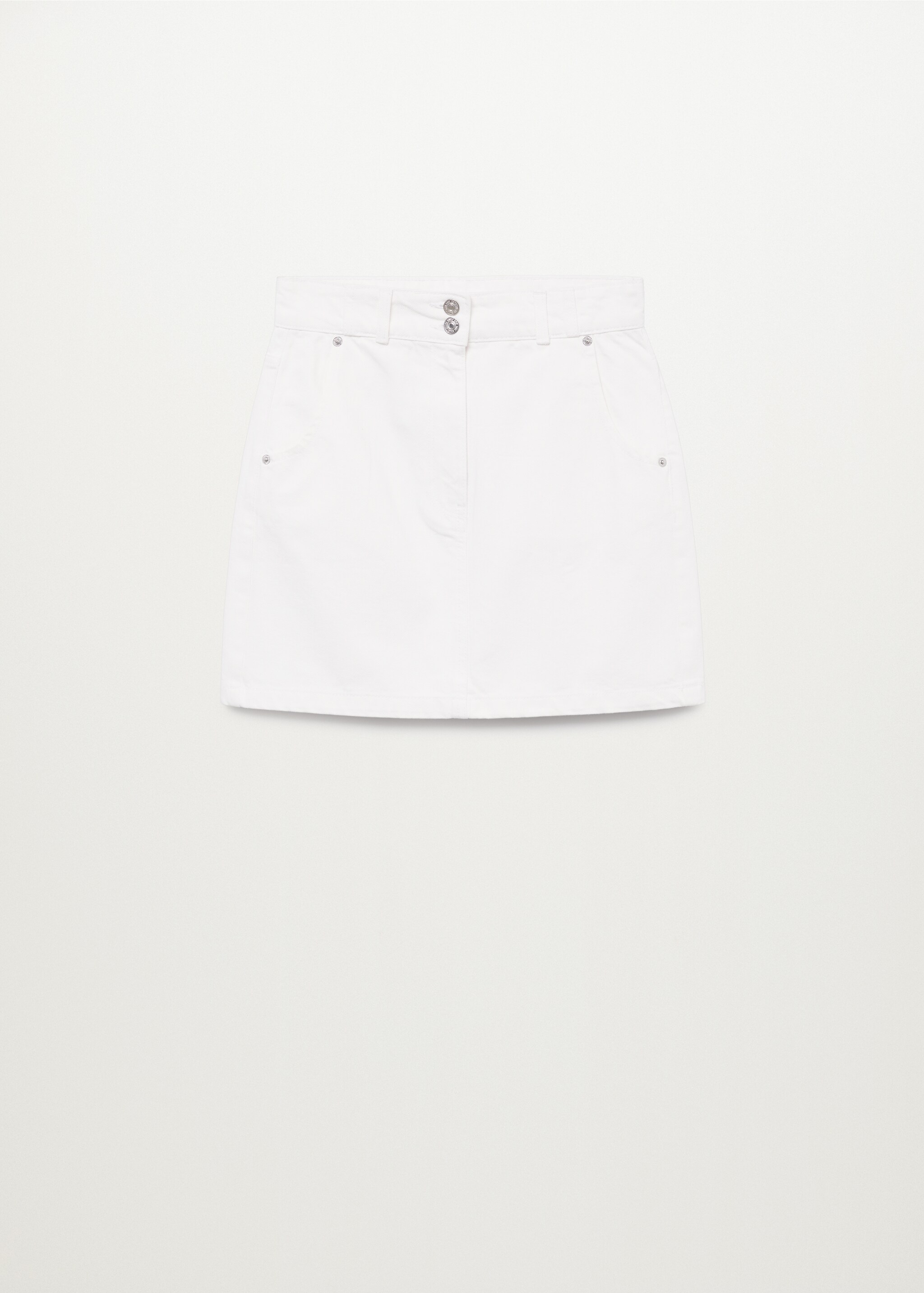 Pocket denim miniskirt - Article without model