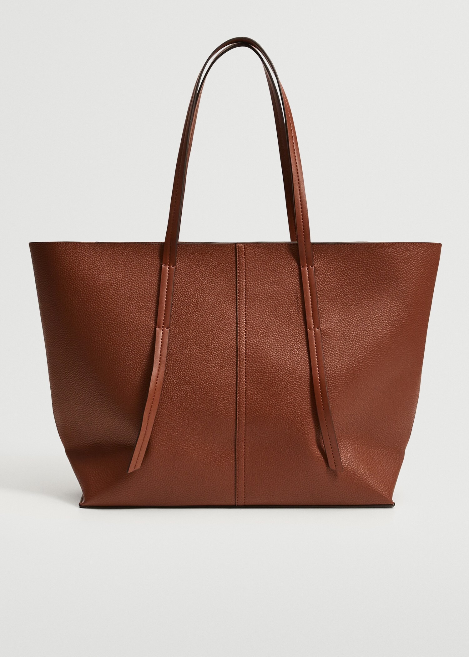 Pebbled shopper bag - Article without model