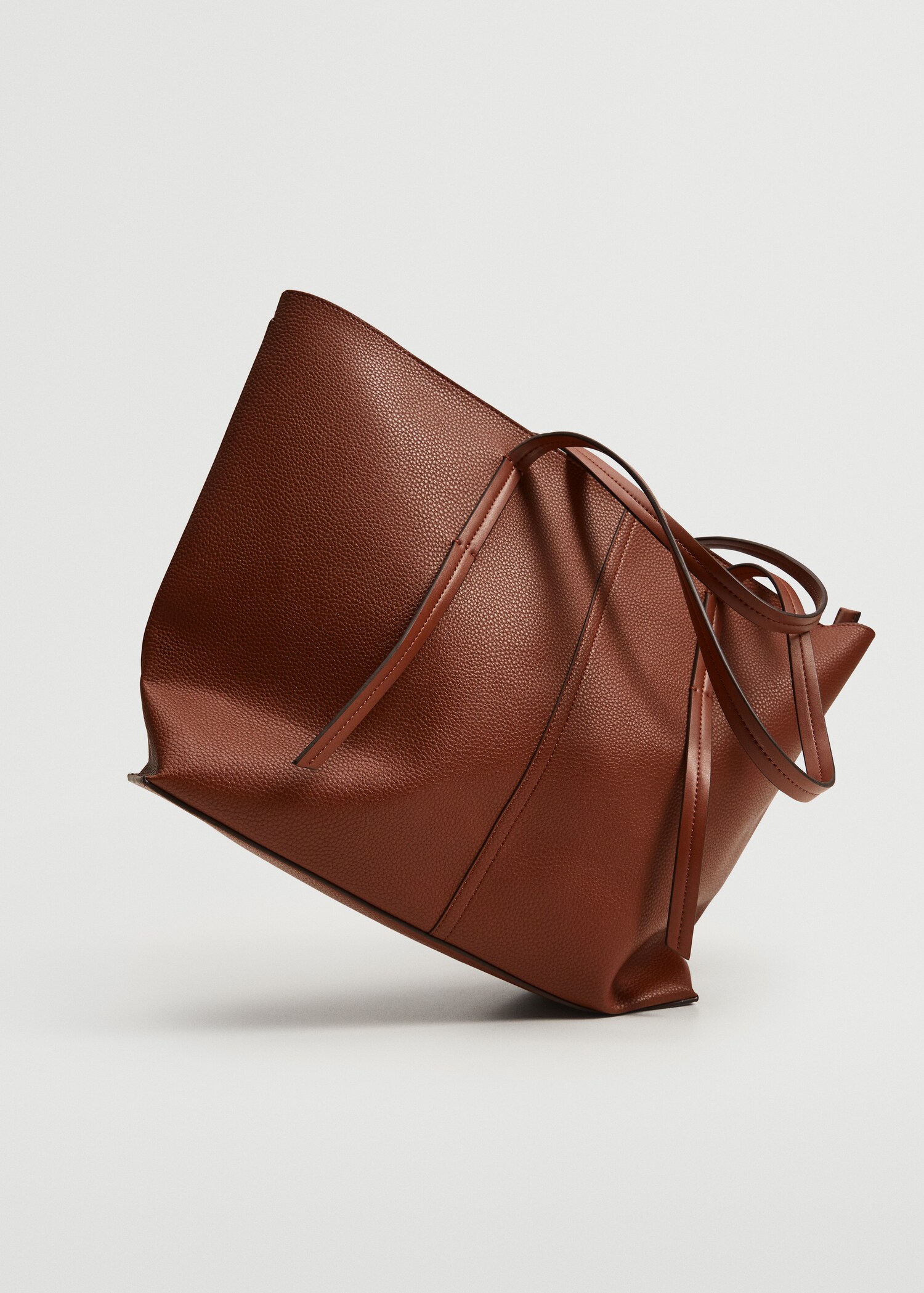 Pebbled shopper bag - Details of the article 3