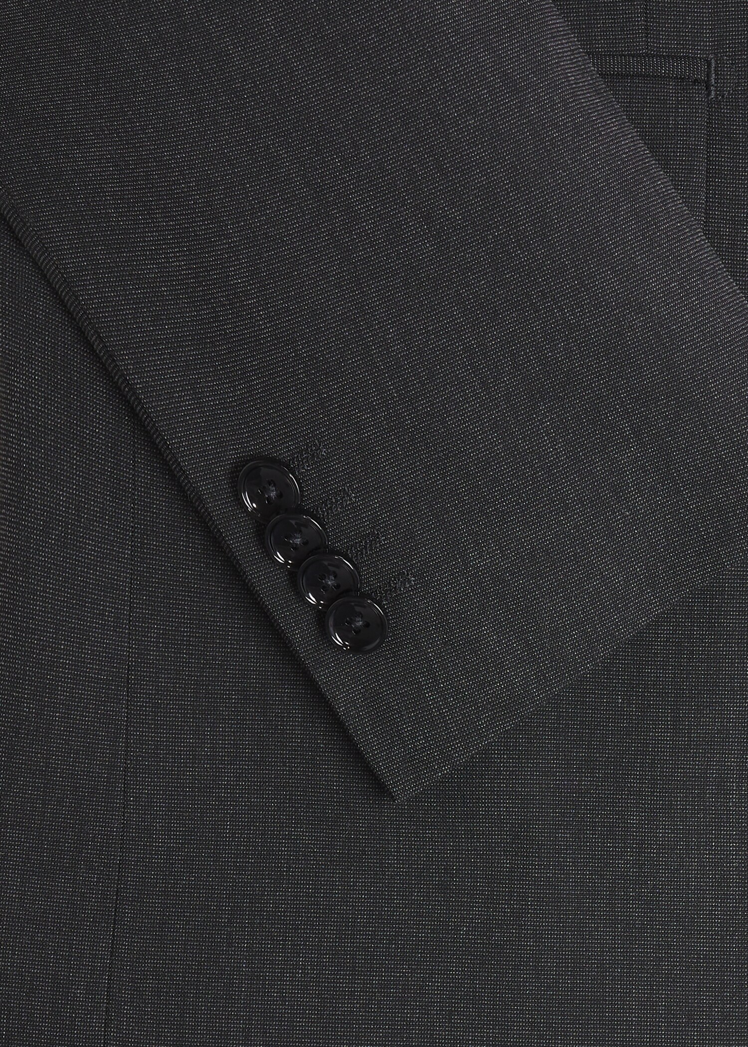 Regular fit microstructure suit blazer - Details of the article 7