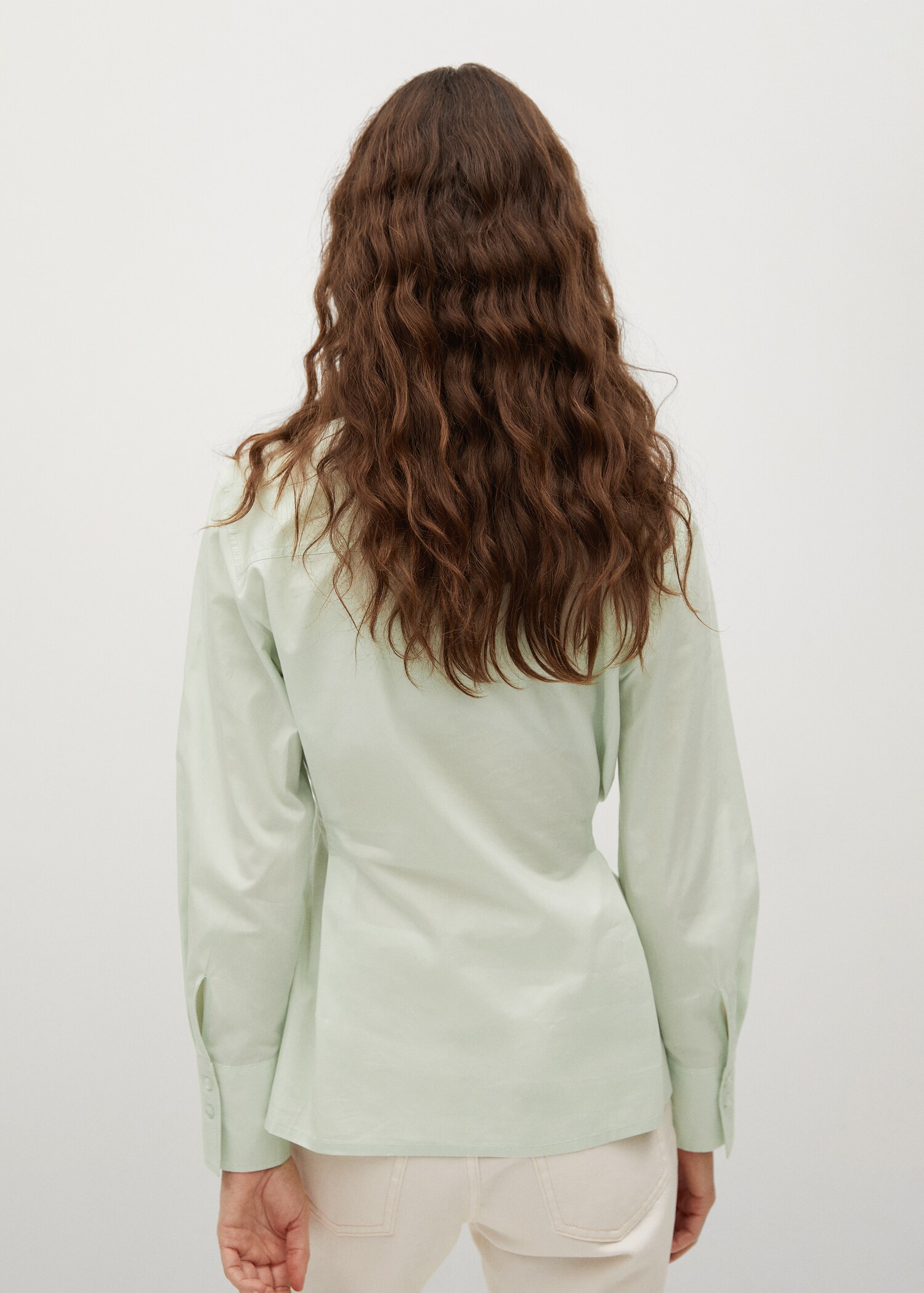 Camisa algodón pinzas - Reverso del artículo