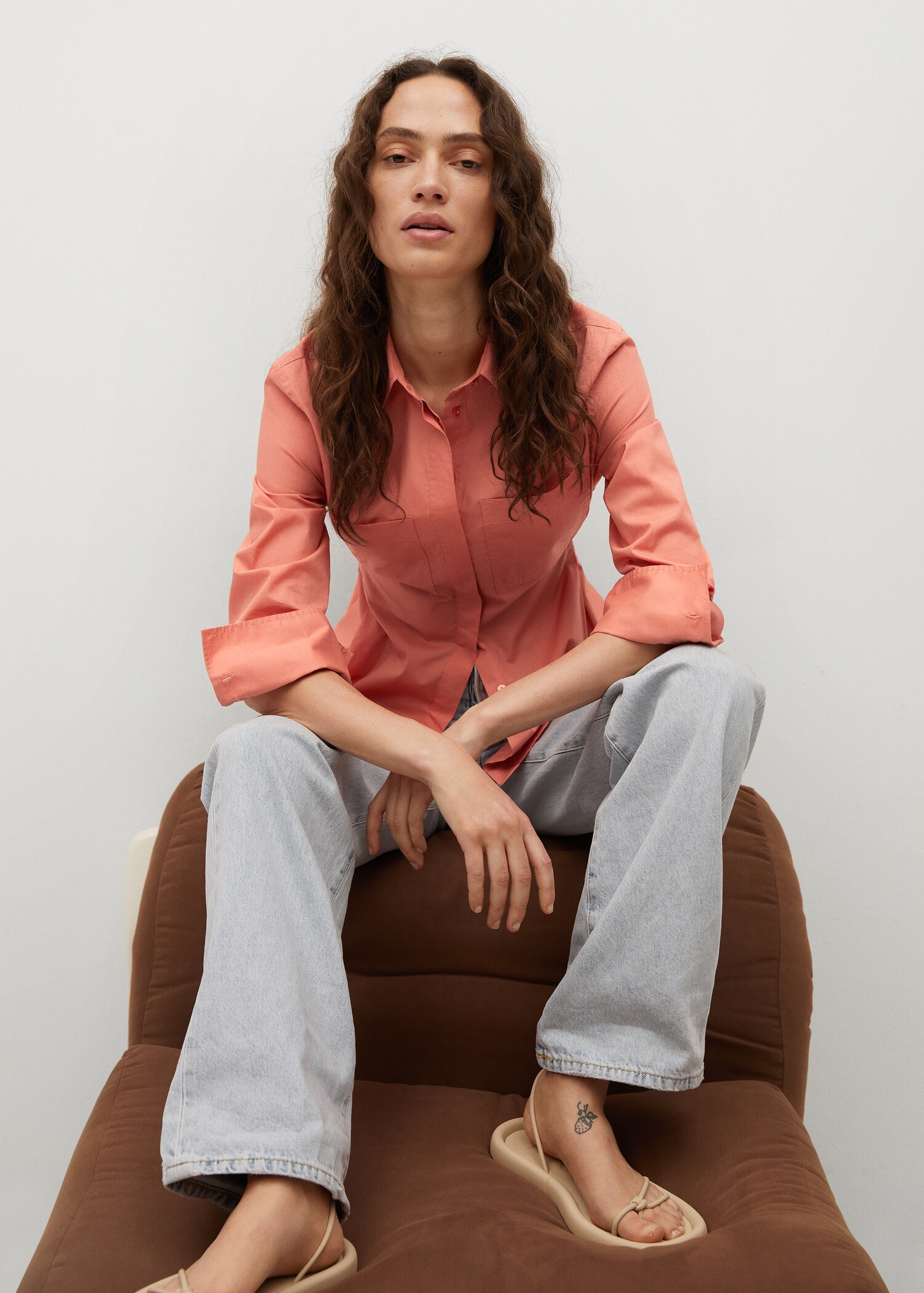 Camisa algodón pinzas - Detalle del artículo 1