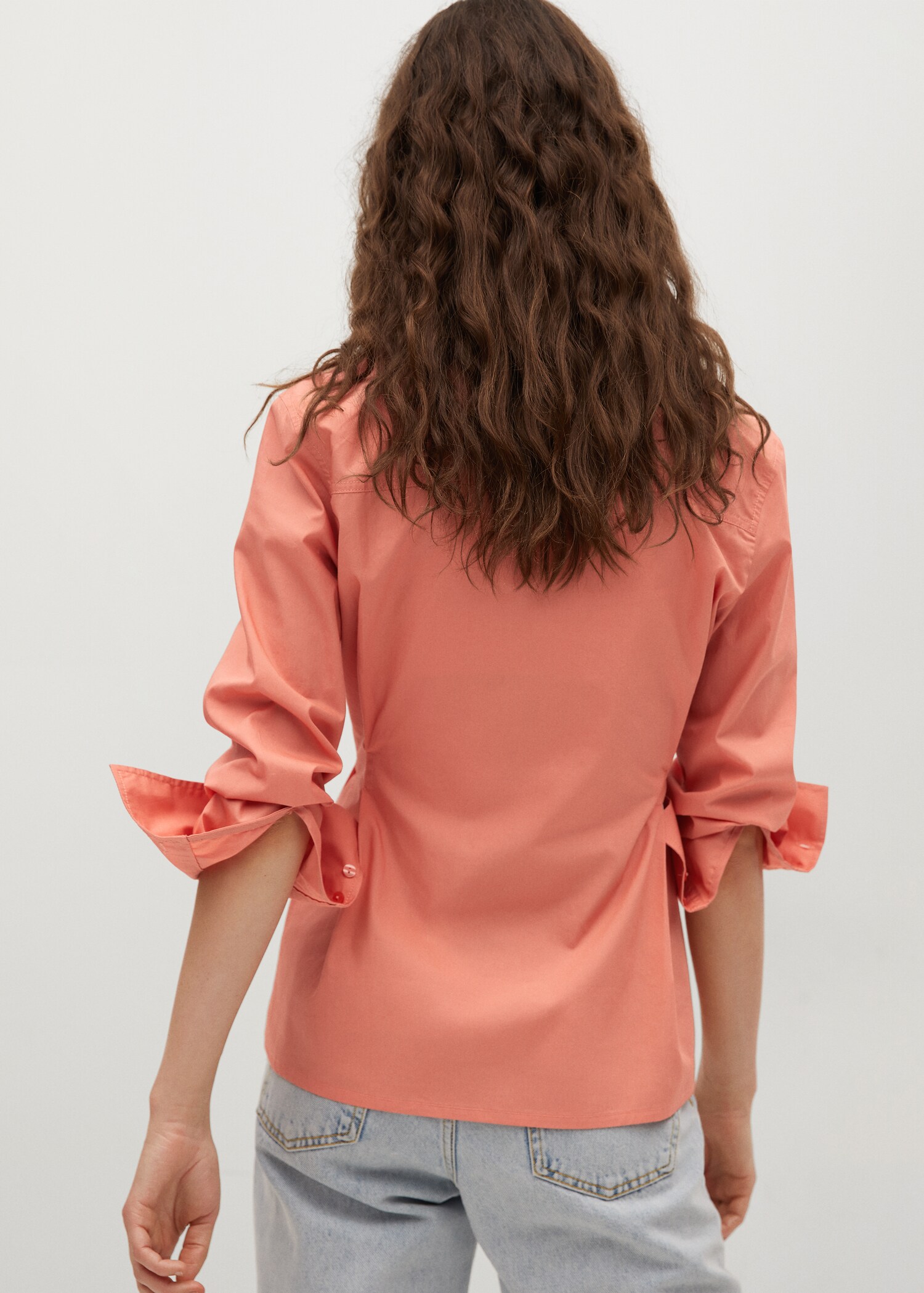 Camisa algodón pinzas - Reverso del artículo