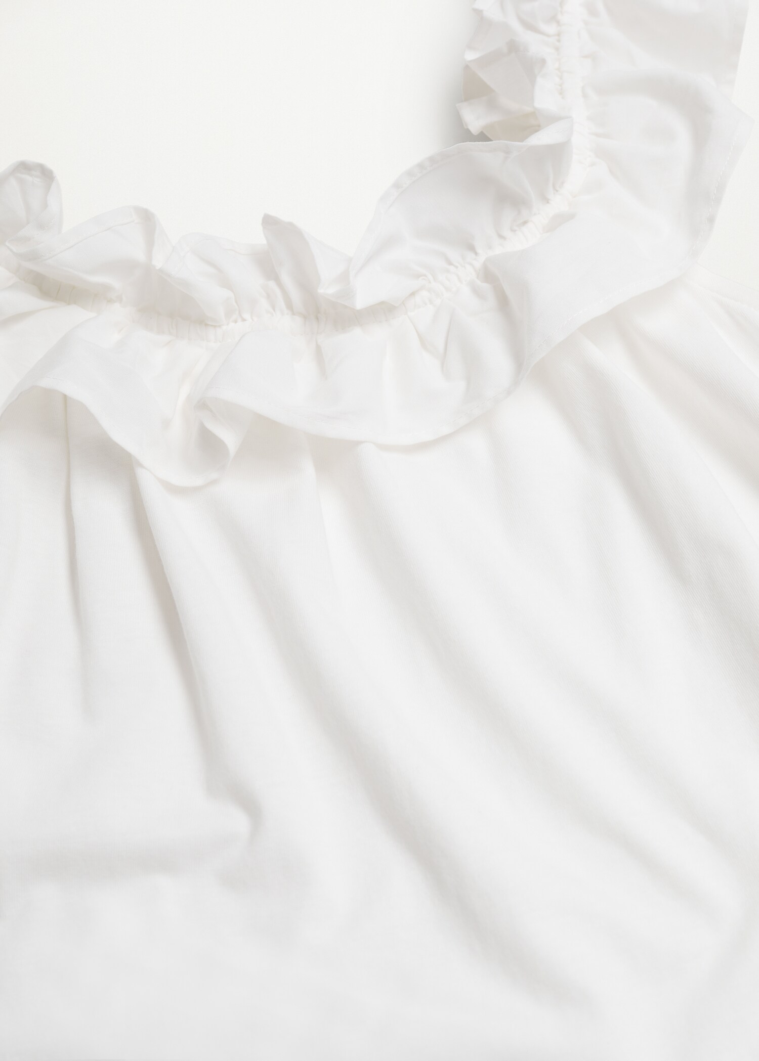 Frill cotton dress - Details of the article 8