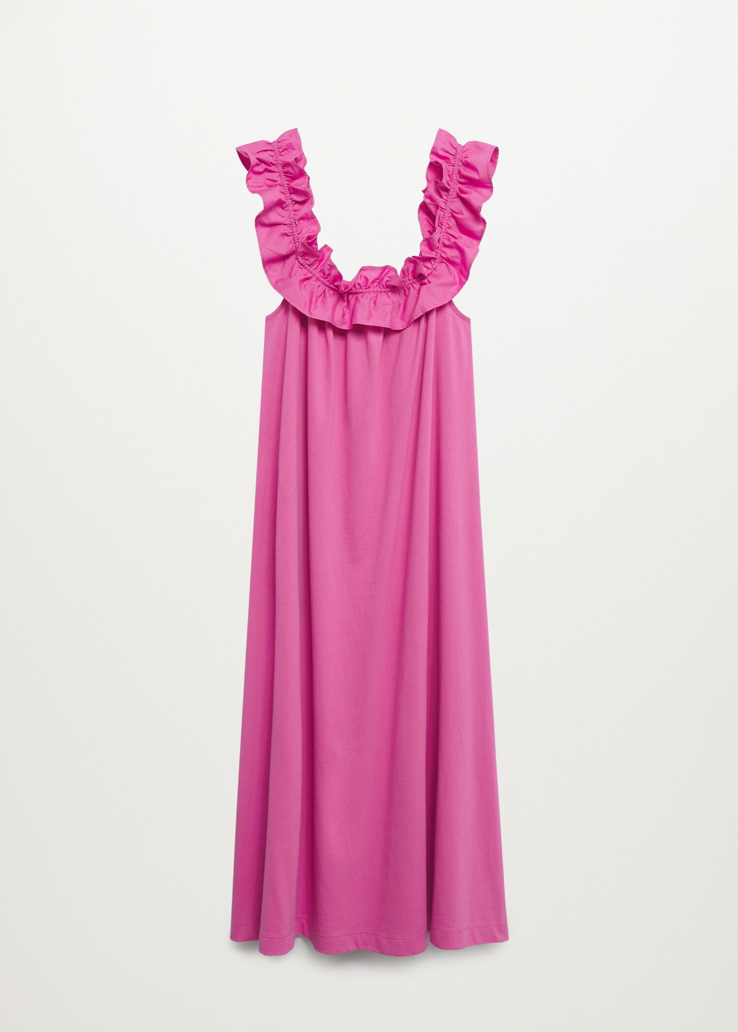 Frill cotton dress - Article without model