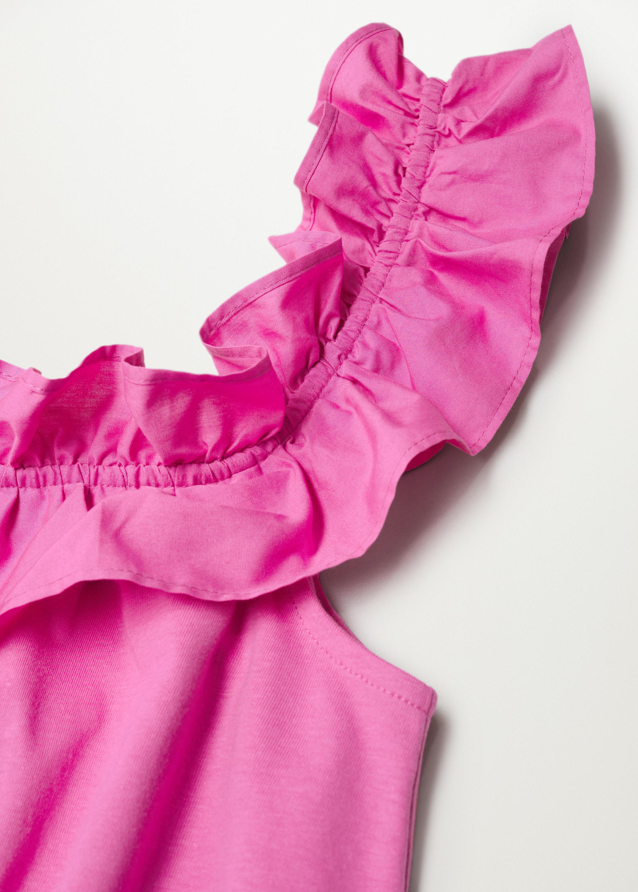 Frill cotton dress - Details of the article 8