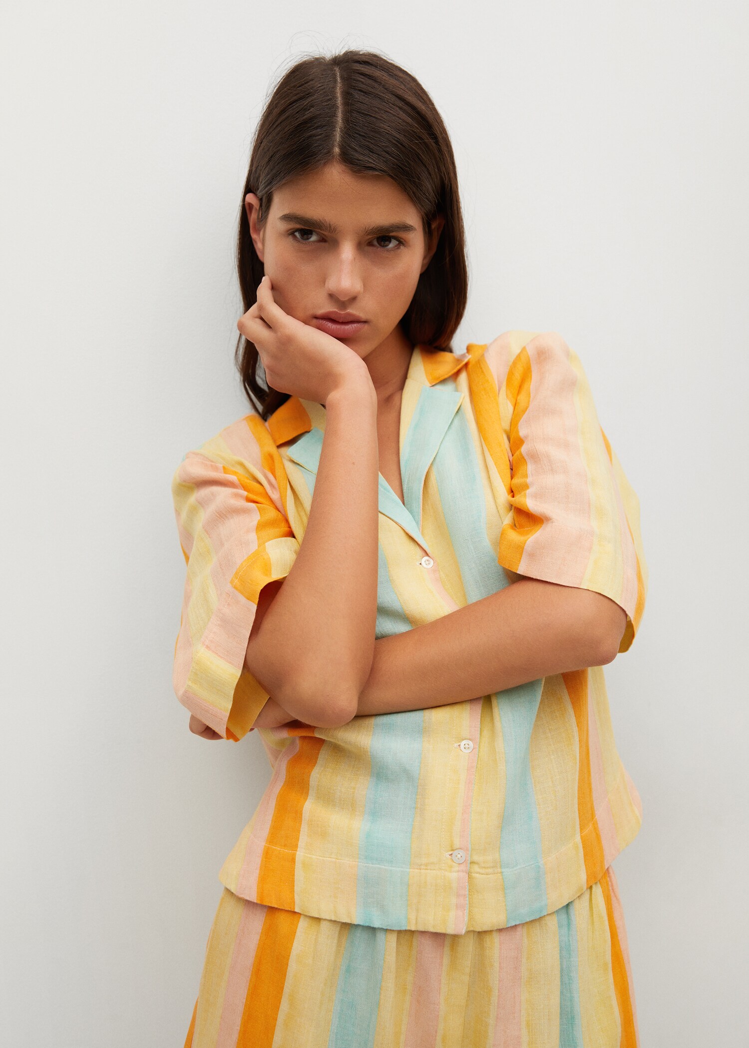 Camisa fluida estampada - Detalle del artículo 3