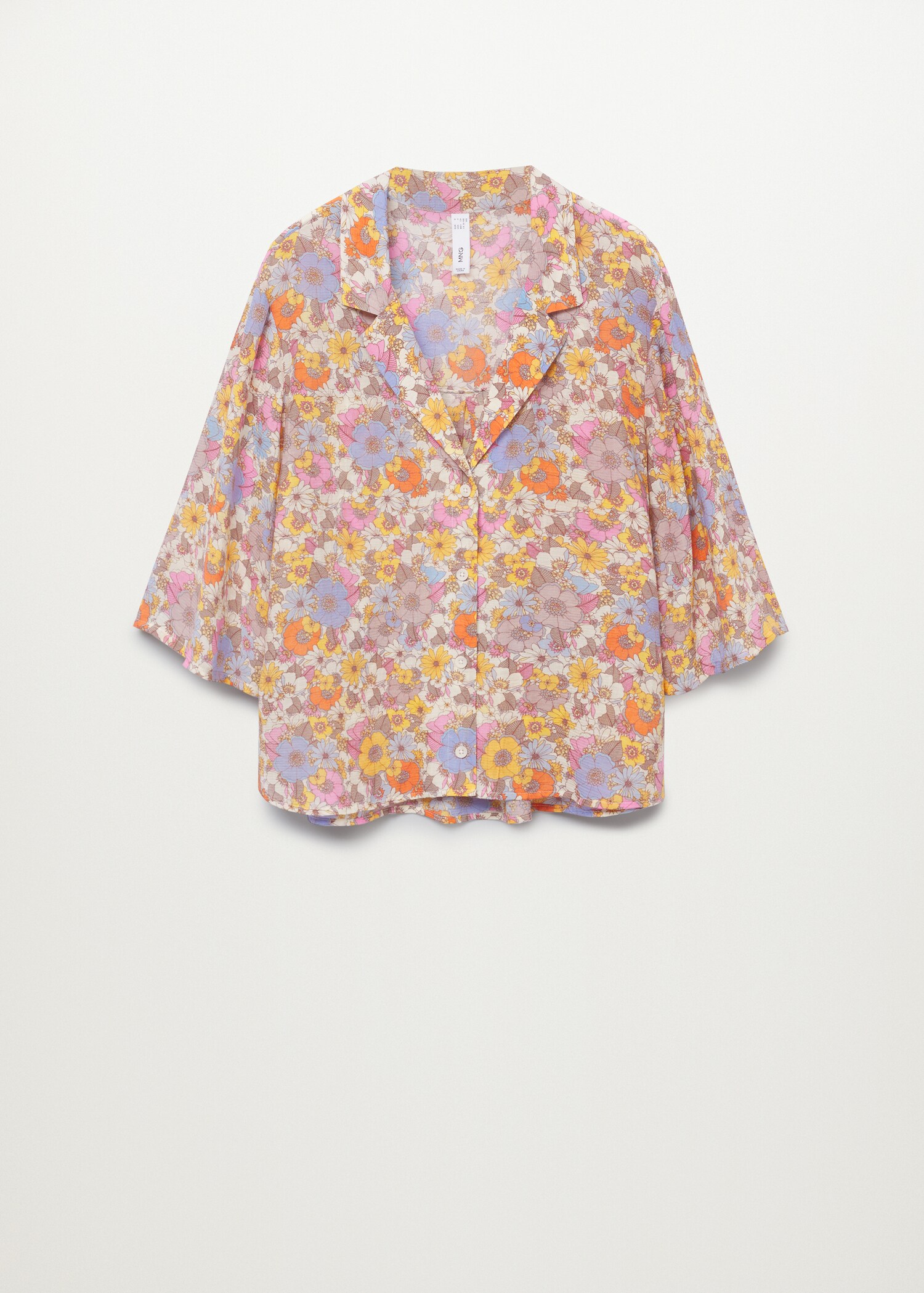 Camisa fluida estampada - Artículo sin modelo