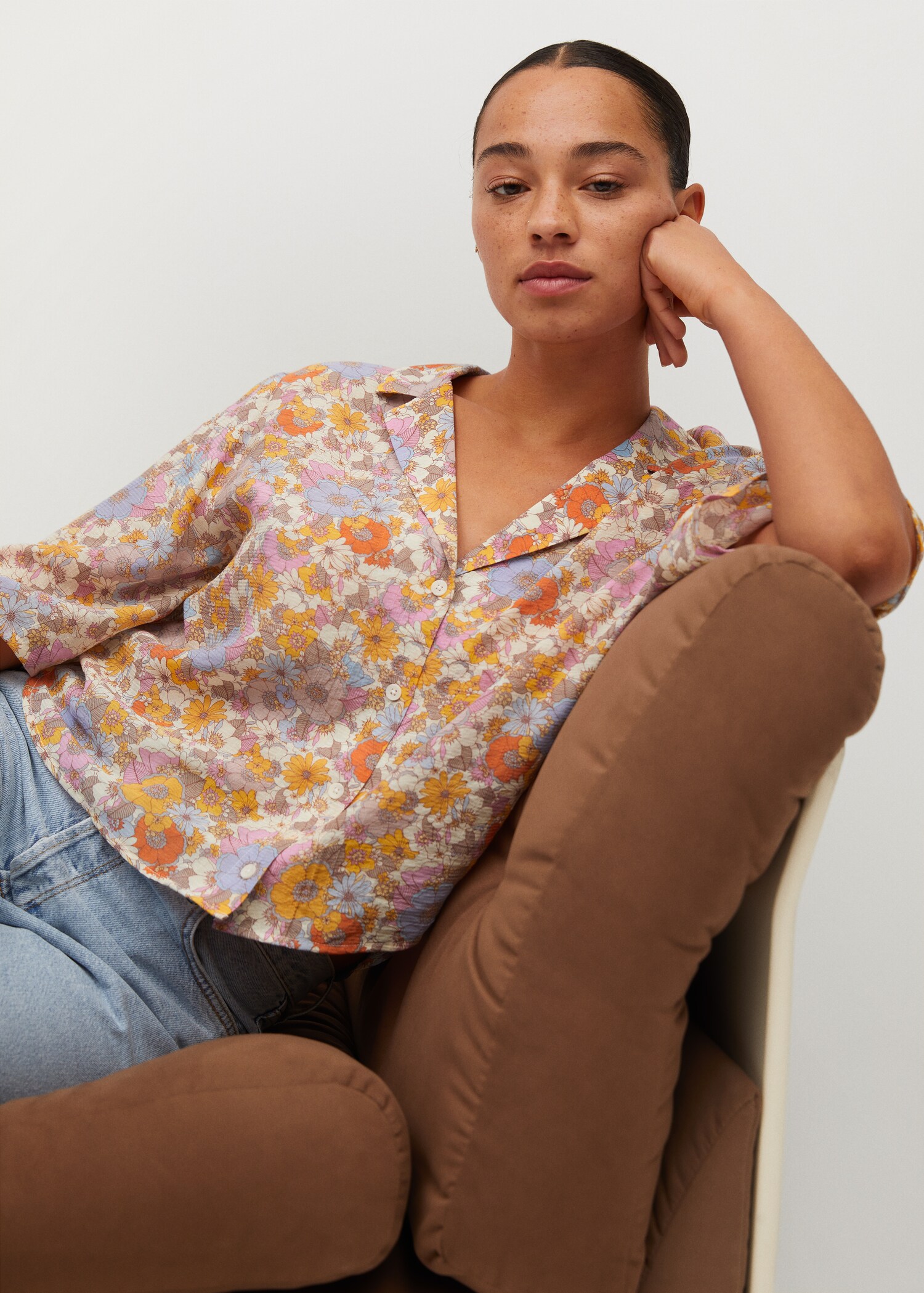 Camisa fluida estampada - Detalle del artículo 2