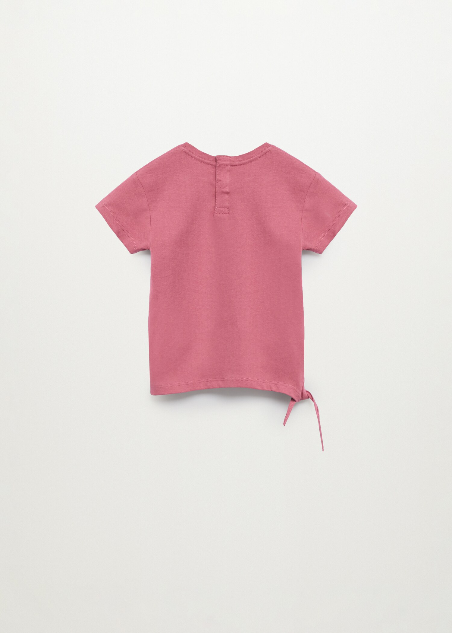 Message cotton T-shirt - Reverse of the article